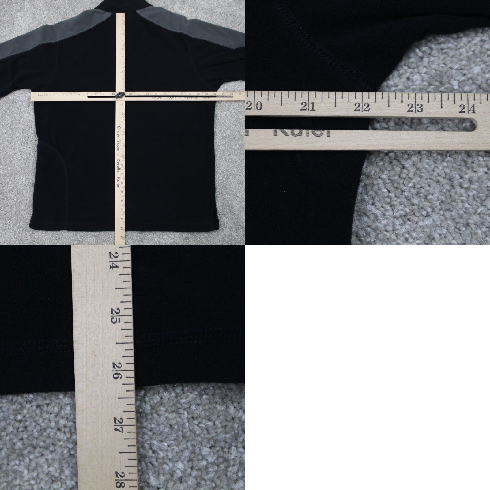 Vintage REI Sweatshirt Fleece Pullover 1/4 Zip Black Mens Small L/S Polyester Mock Neck Vintage No Size US S / EU 44-46 / 1 - 8 Thumbnail