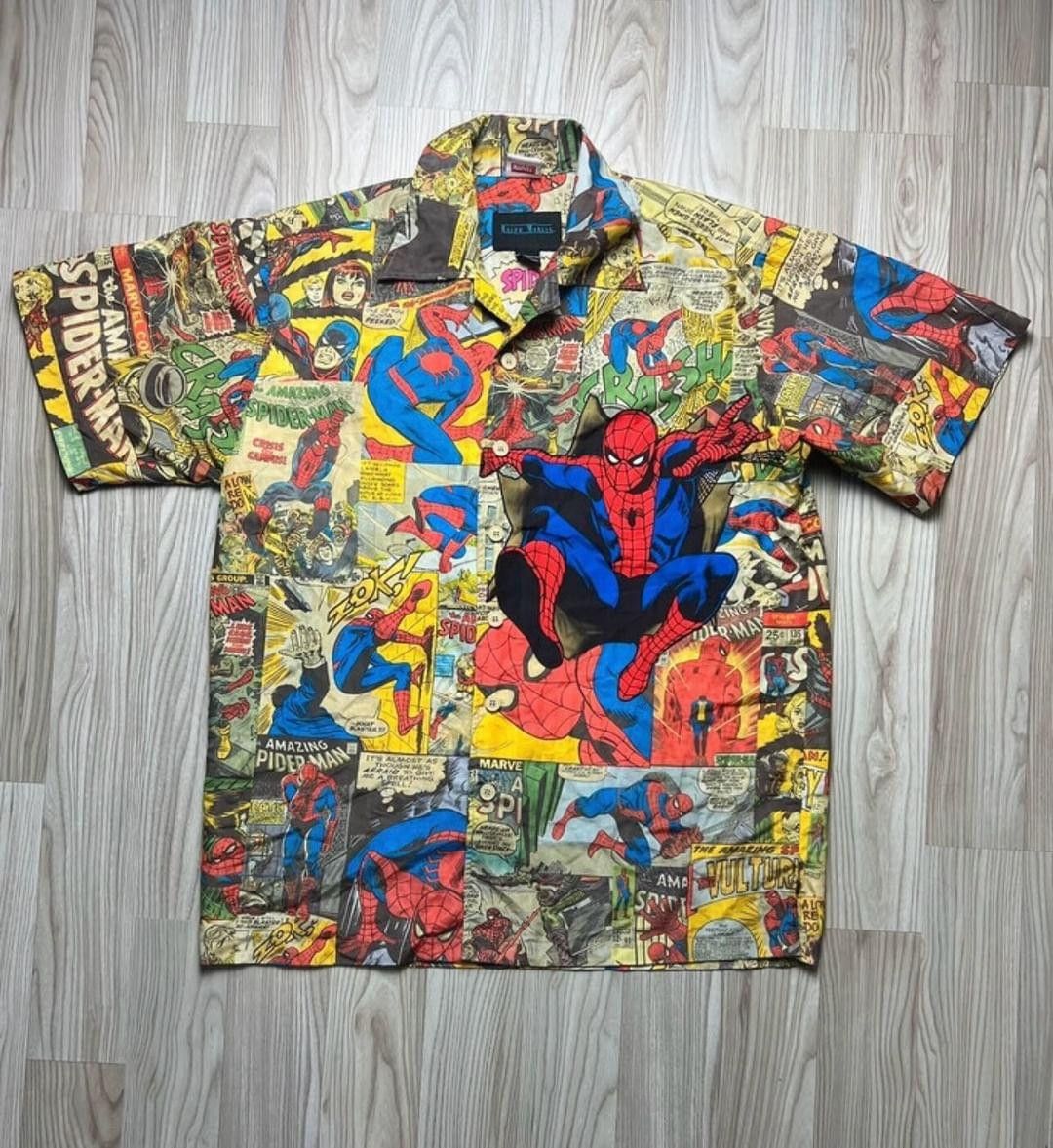 Marvel Comics Marvel comics Ralph Marlin Spider Man shirt button up Size US L / EU 52-54 / 3 - 3 Thumbnail