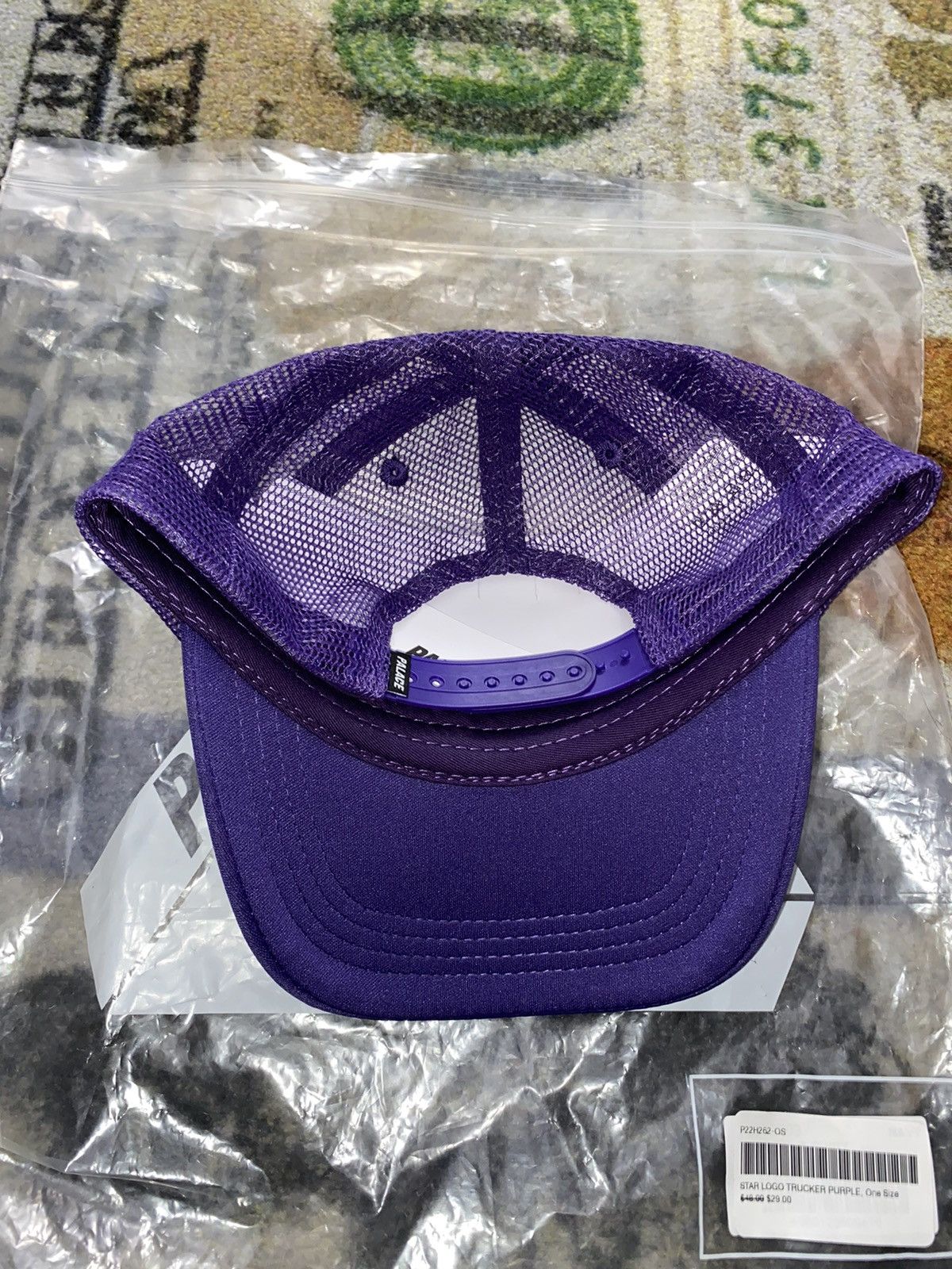 Palace Palace Star Logo Trucker Purple Size ONE SIZE - 3 Thumbnail