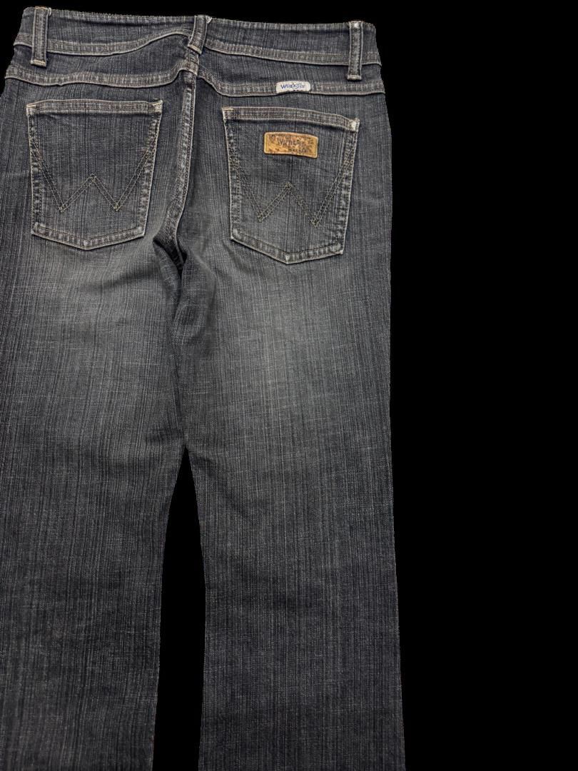 Tornado Mart FLARED 90’s Style Wrangler Buffalo Mudwash Western Jeans Size US 27 - 16 Thumbnail