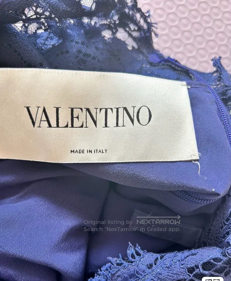Valentino Valentino Classic blue lace skirt Size S / US 4 / IT 40 - 6 Thumbnail