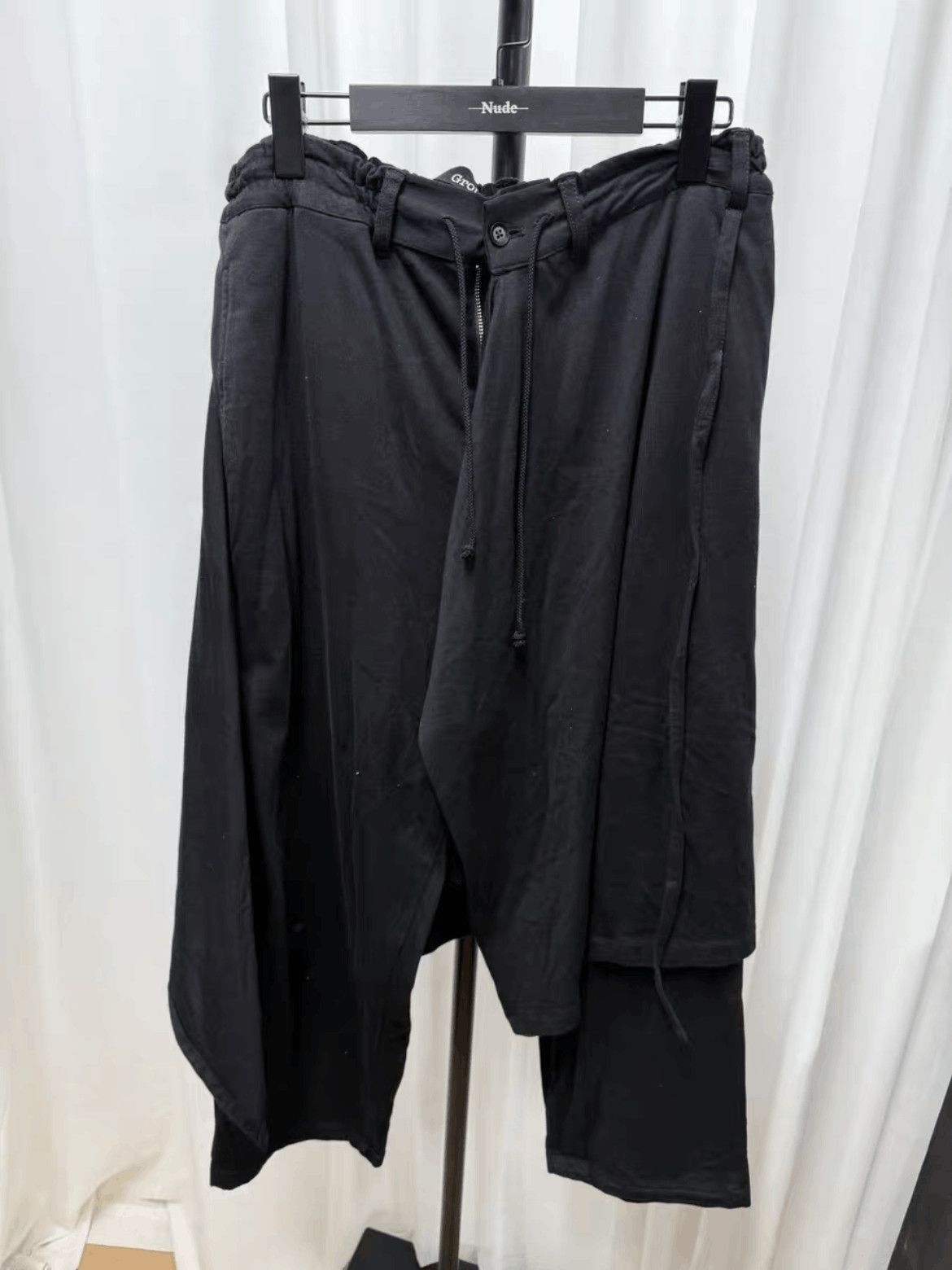 Yohji Yamamoto Sz 3 Yohji Yamamoto Ground Y Multi Layers Trousers-2507 Size US 30 / EU 46 - 1 Thumbnail
