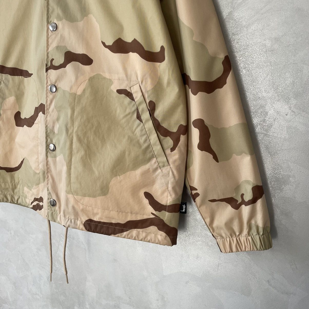 Stussy Rare Stussy Double Side Logo Nylon Camo Coach Jacket Size US M / EU 48-50 / 2 - 9 Thumbnail