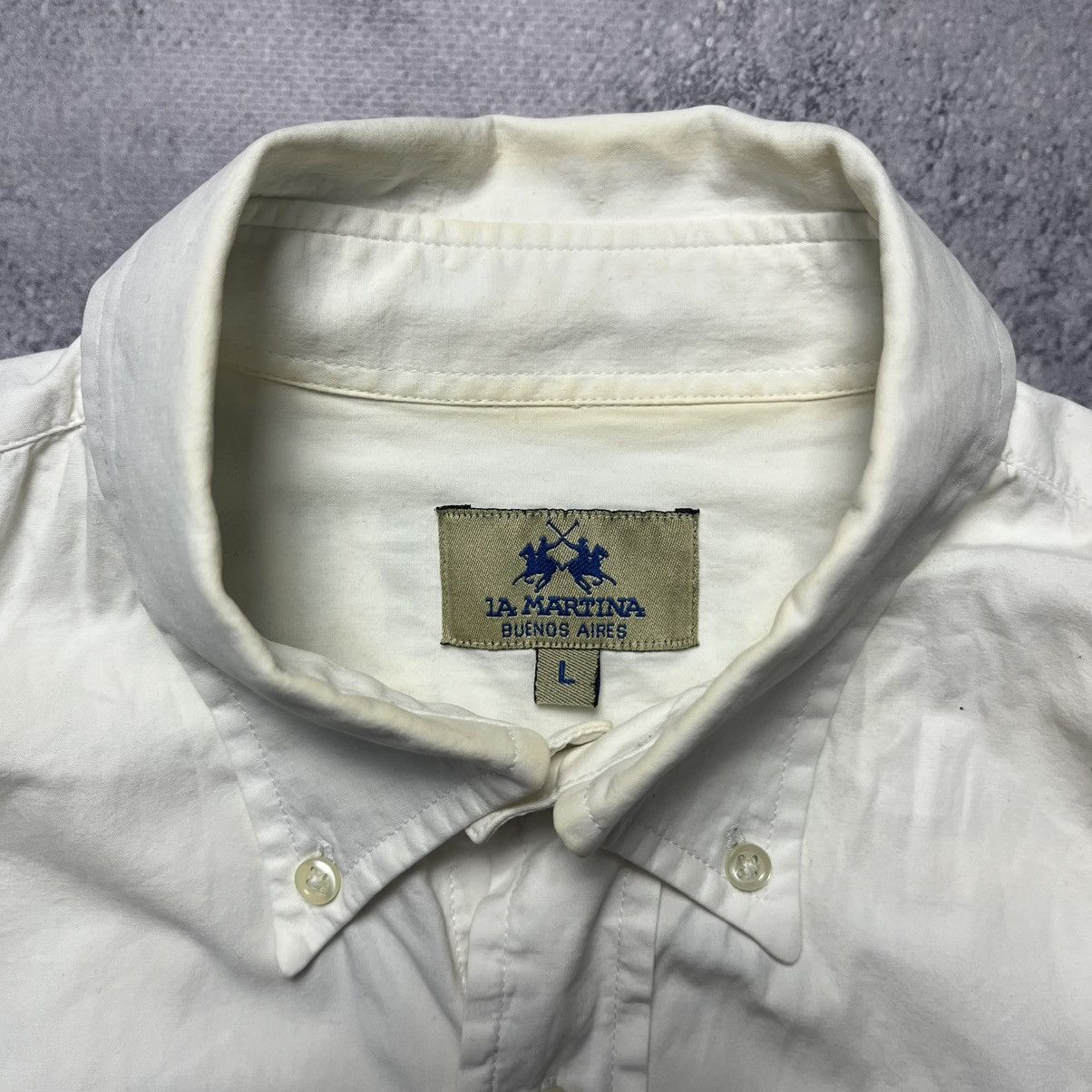 La Martina Vintage La Martina Buenos Aires #2 Shirt Button Down Size US L / EU 52-54 / 3 - 12 Thumbnail