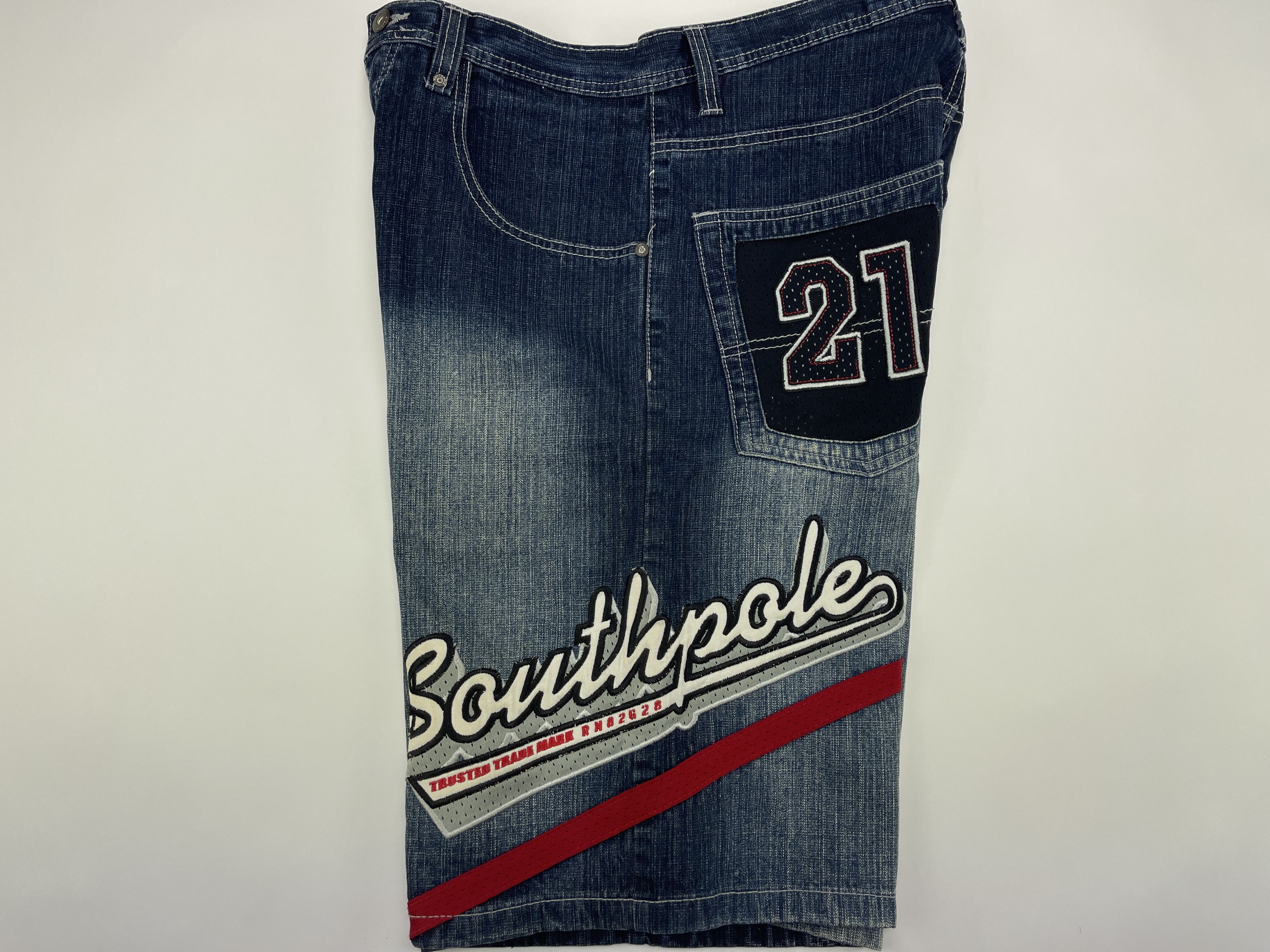 Southpole Southpole jeans shorts, vintage hip hop baggy South Pole, 32 Size US 32 / EU 48 - 3 Thumbnail