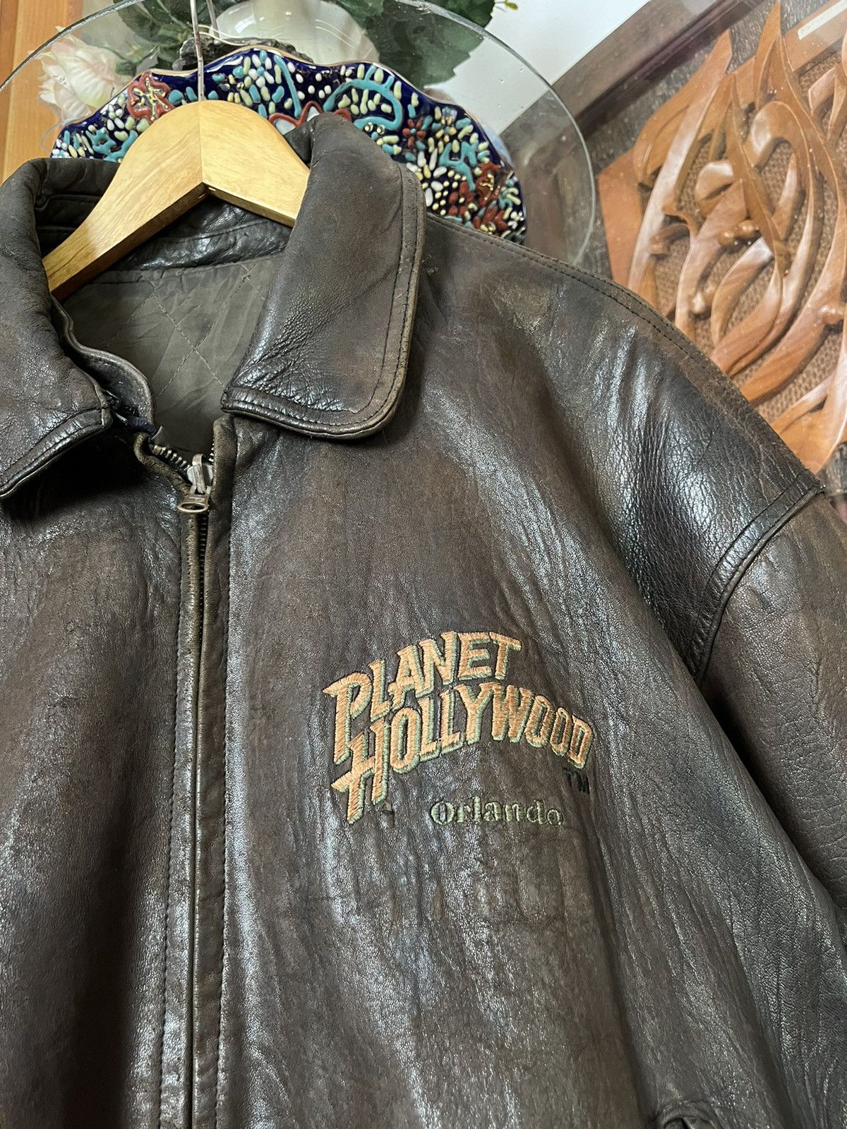 Planet Hollywood 1994 Planet Hollywood Orlando,USA Reversible Suede Jacket Size US XL / EU 56 / 4 - 6 Thumbnail