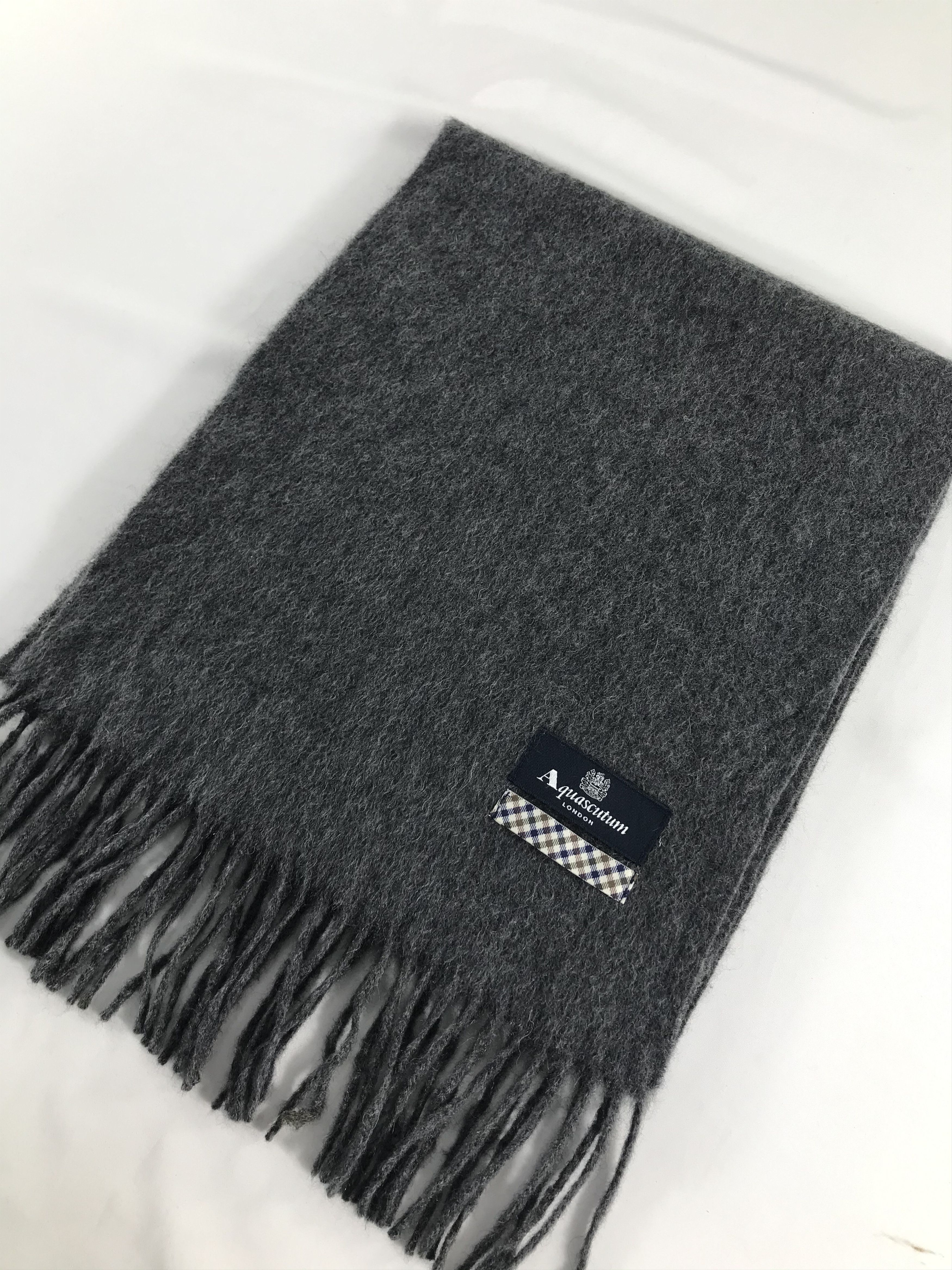 Aquascutum Aquascutum Cashmere Scarf Muffler V443 Size ONE SIZE - 3 Thumbnail