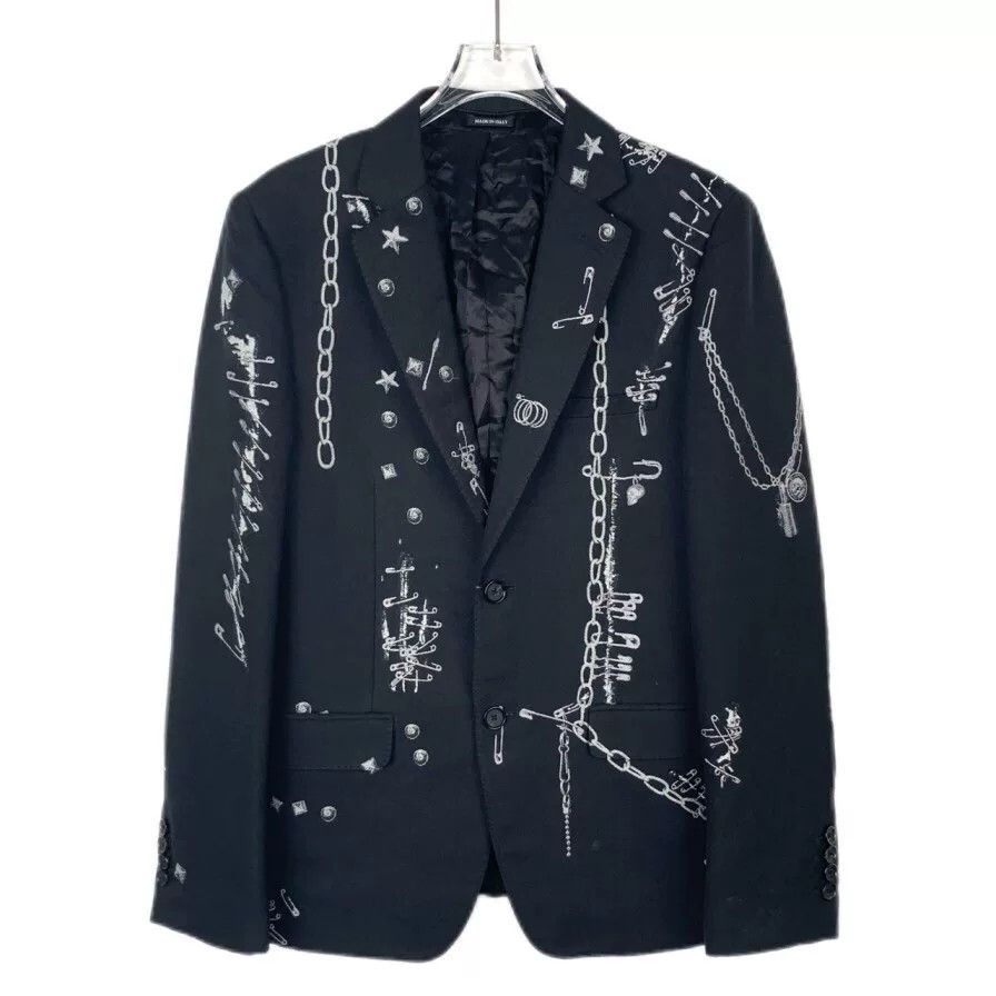 Alexander McQueen Alexander McQueen Wool Blend Blazer Size US M / EU 48-50 / 2 - 1 Thumbnail