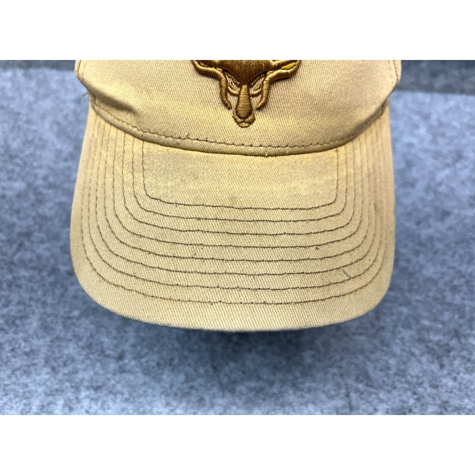 Vintage Bucked Up Hat Cap Snap Back Adult Beige 100% Cotton Camp Outdoors Baseball Cap Mens Beigh? Size ONE SIZE - 3 Thumbnail