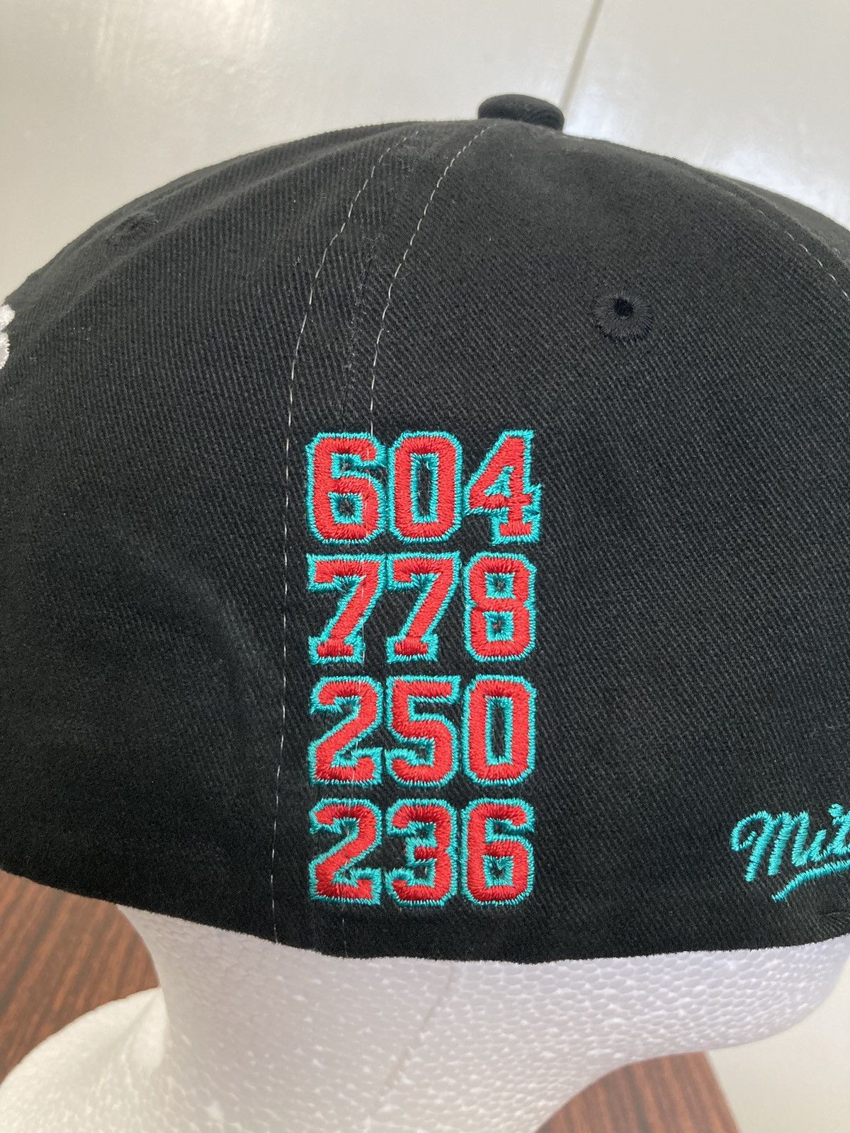 Mitchell & Ness × NBA × Vintage VANCOUVER GRIZZLIES MITCHELL NESS SNAPBACK HAT NBA CITY LOVE Size ONE SIZE - 10 Thumbnail