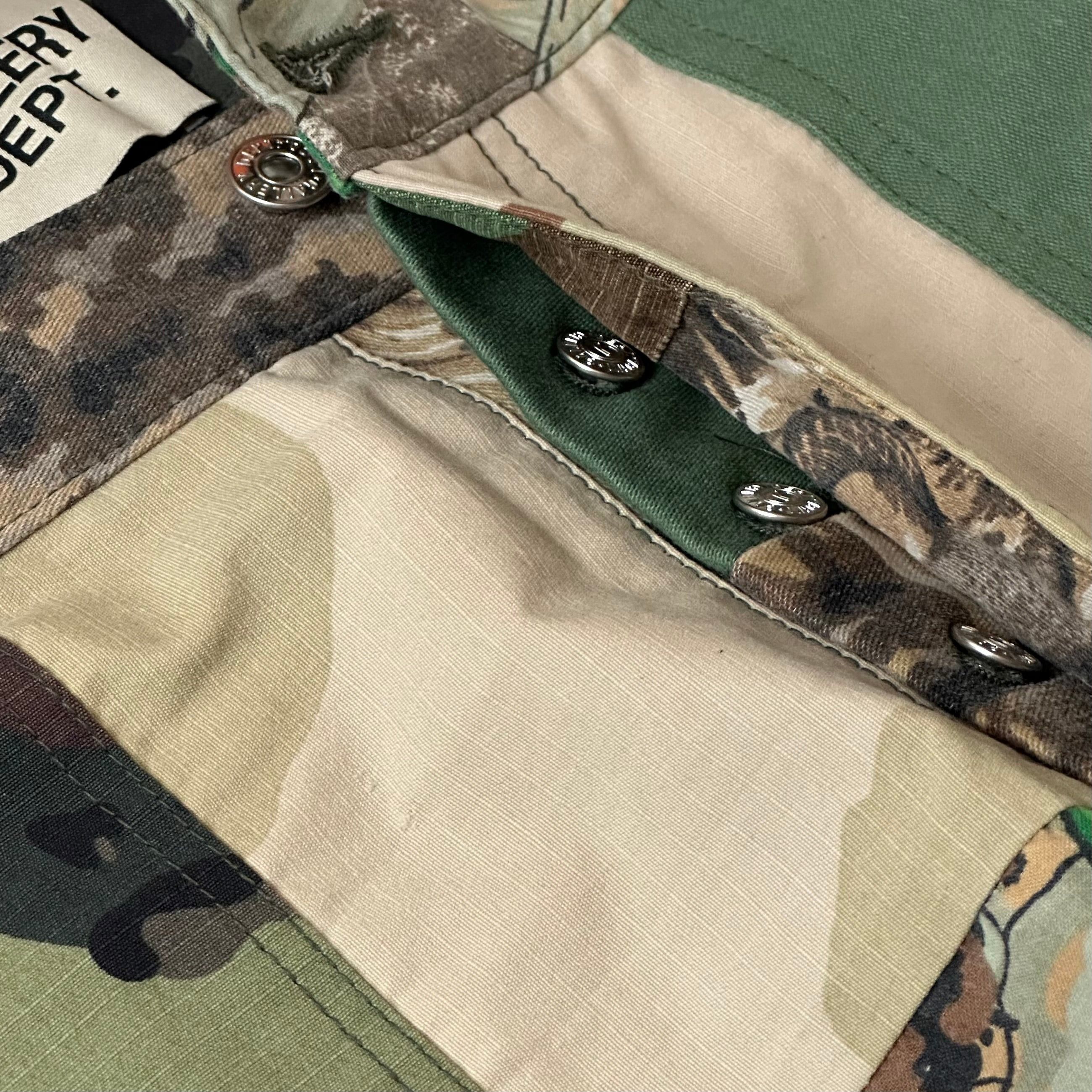 Gallery Dept. gallery dept fatigued pappy painter camo pants patchwork Size US 31 - 10 Thumbnail