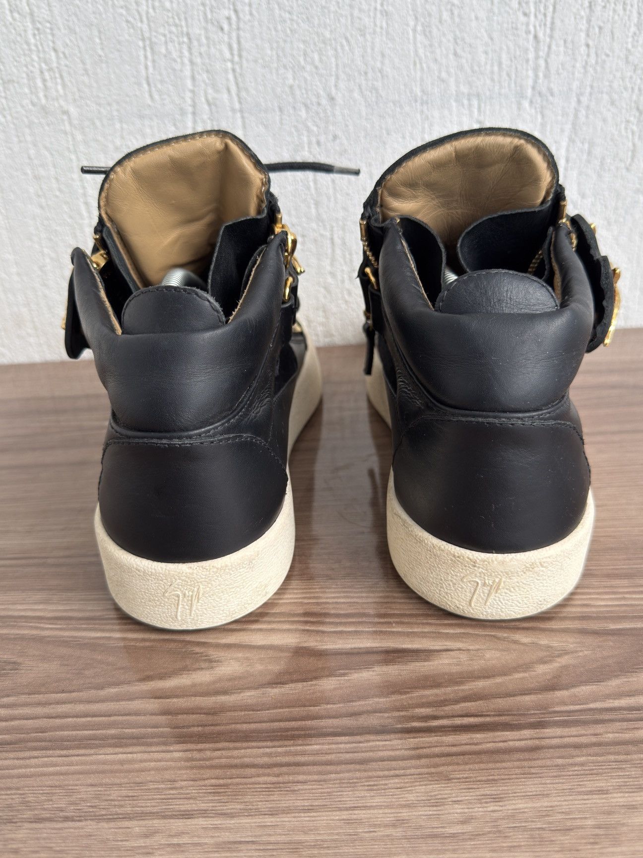 Giuseppe Zanotti Y2k😮‍💨🔥Gold strap buckle strap Sneaker Size US 10 / EU 43 - 19 Thumbnail