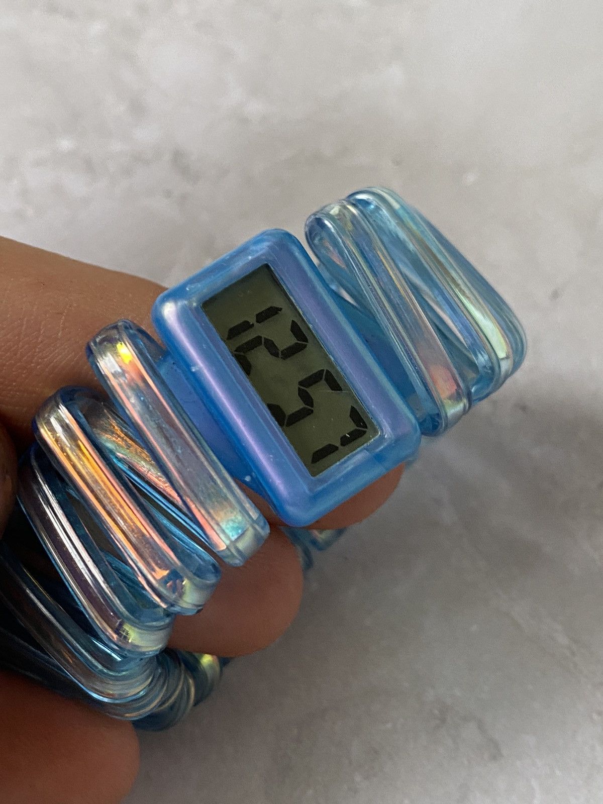 Japanese Brand × Jewelry × Vintage Vintage Blue Retro 90s Digital Watches Size ONE SIZE - 13 Thumbnail