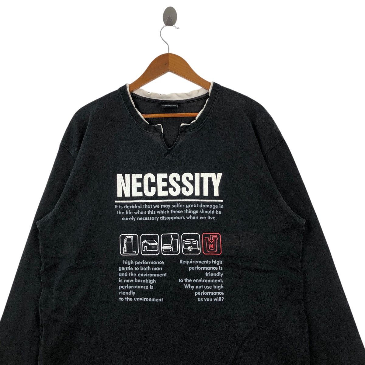 Vintage Y2K BRANCHOUT Long Sleeve Big Logo Streetwear Size US L / EU 52-54 / 3 - 2 Thumbnail