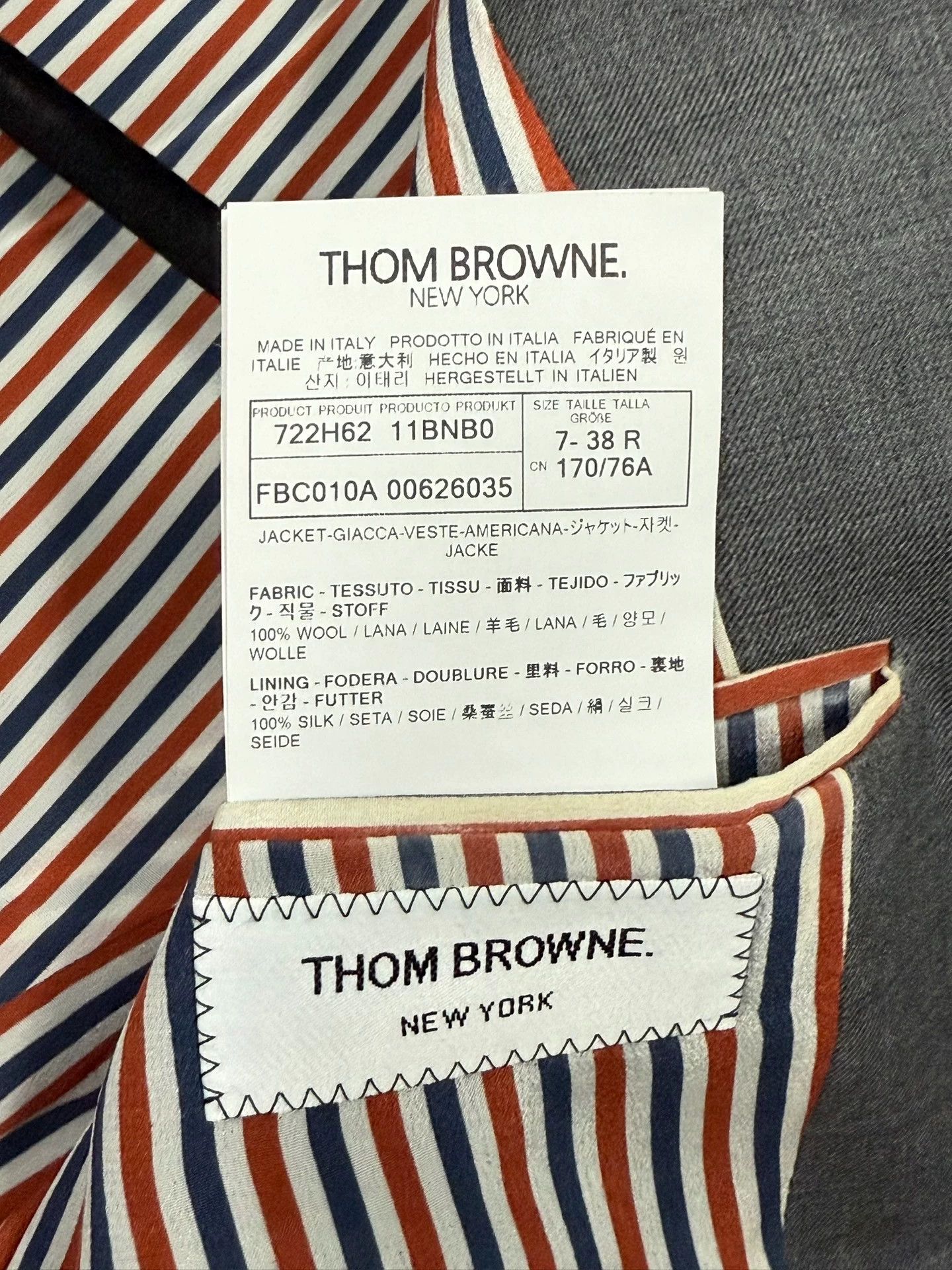 Thom Browne Thom Browne Women's Classic Mid Gray Wool Blazer Size38 Size XS / US 0-2 / IT 36-38 - 5 Thumbnail