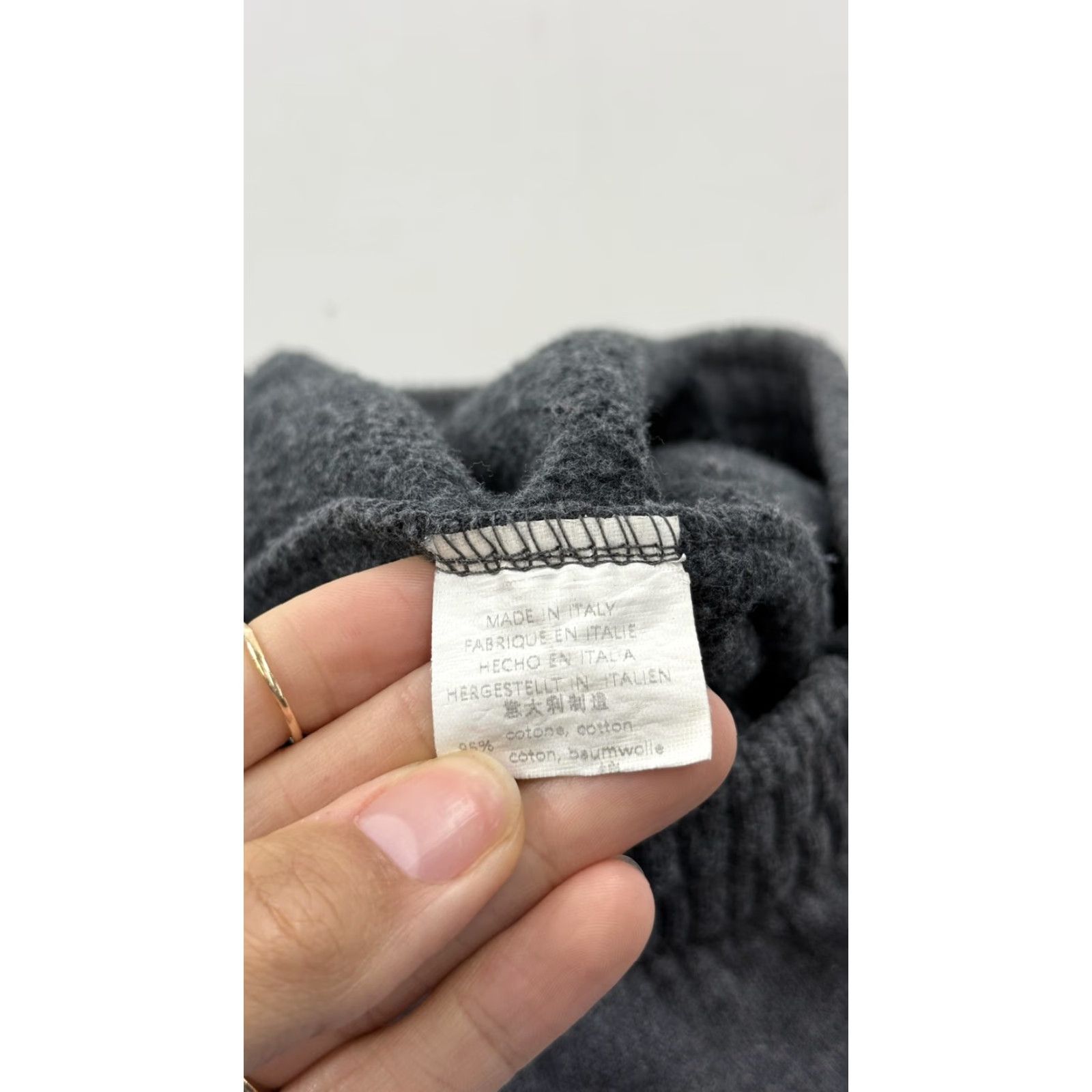 Brandy Melville Brandy Melville Shorts Womens Small Gray Dolphin Hem Fleece Lounge Made Italy Size 42" / US 20 - 3 Thumbnail