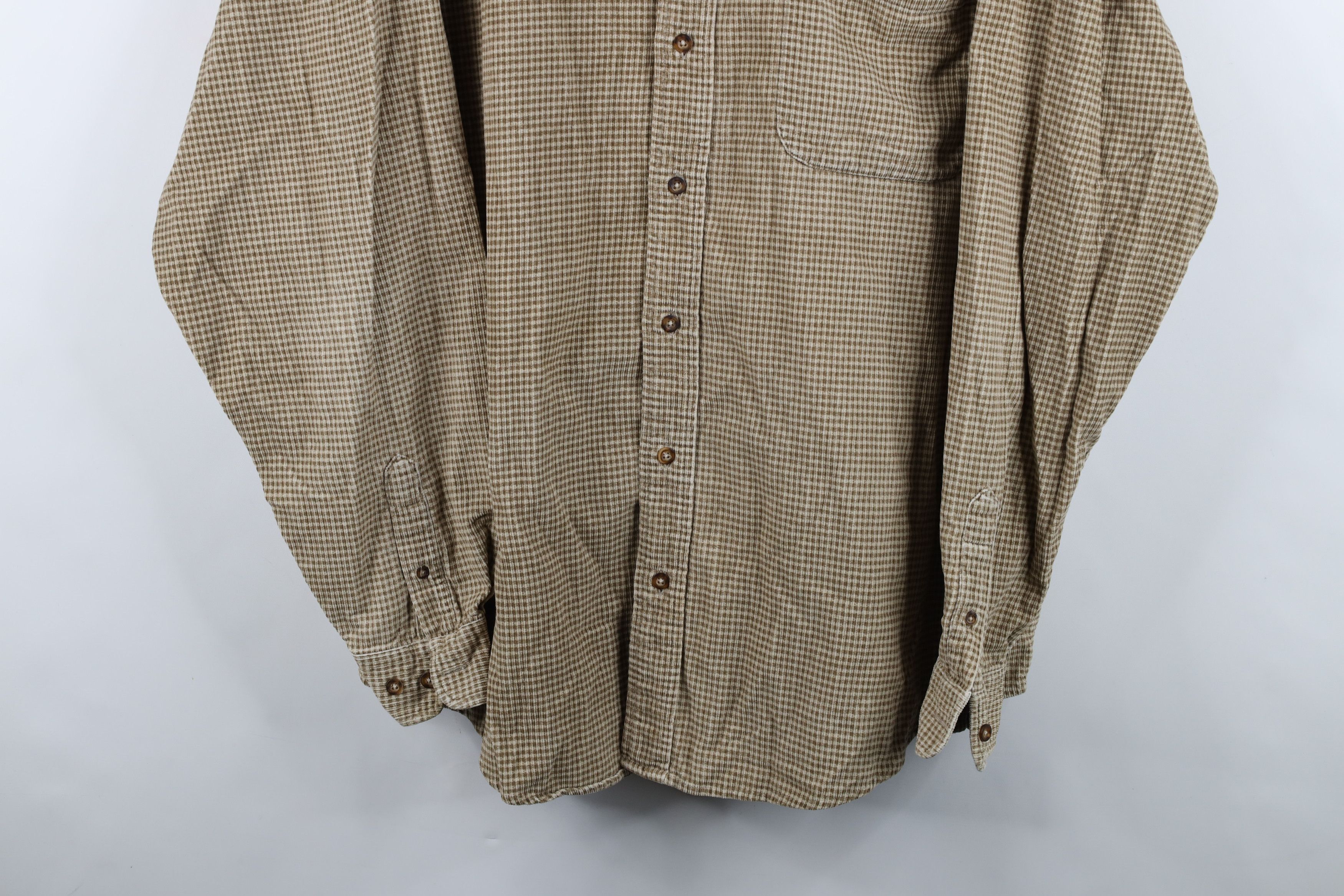 Eddie Bauer Vintage 90s Eddie Bauer Corduroy Collared Button Down Shirt Size US XL / EU 56 / 4 - 3 Thumbnail