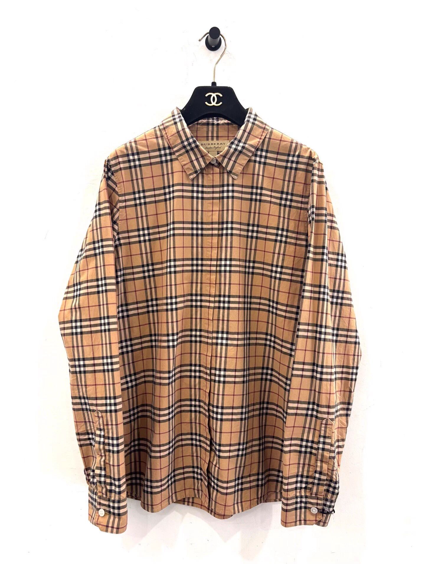 Burberry Burberry London men's brown check shirt jacket L Size US L / EU 52-54 / 3 - 4 Thumbnail