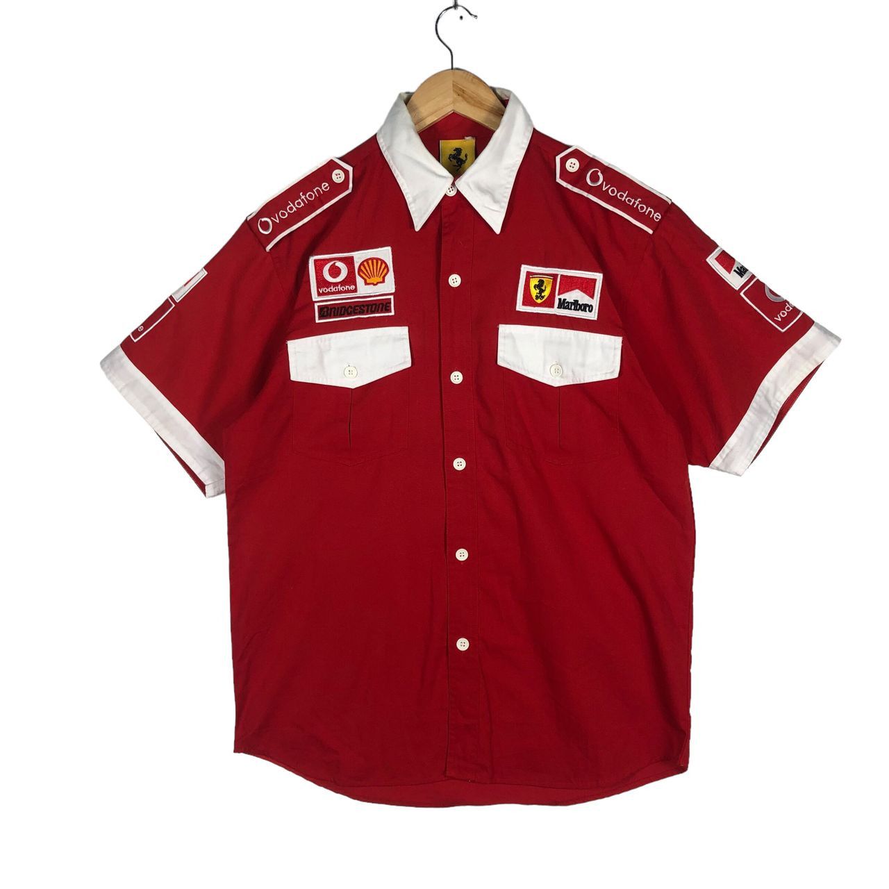 Marlboro Vintage Men Racing Shirt Marlboro Size US M / EU 48-50 / 2 - 1 Thumbnail