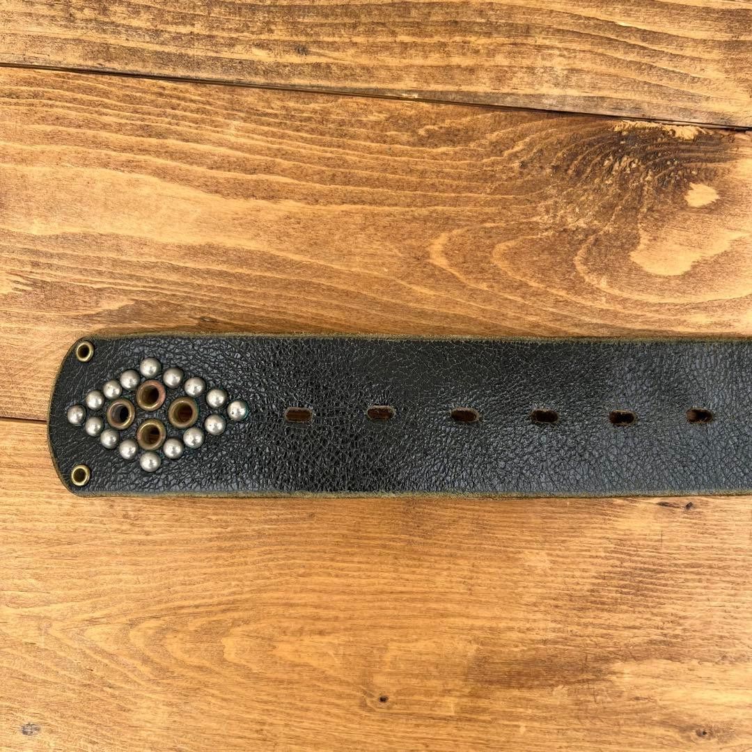 Hysteric Glamour Baltazar Studded Crystal Leather Belt Size ONE SIZE - 9 Thumbnail