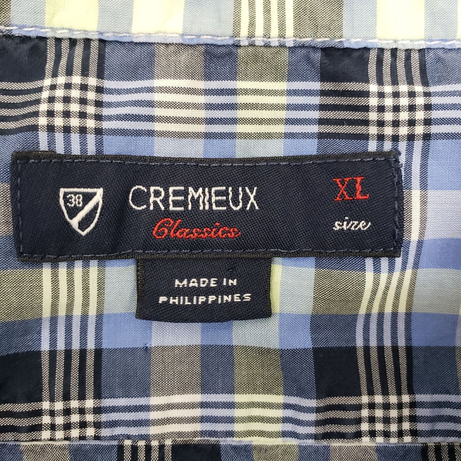 Cremieux Cremieux Classics Plaid Contrast Stitch Shirt Double Pockets Size US XL / EU 56 / 4 - 4 Thumbnail