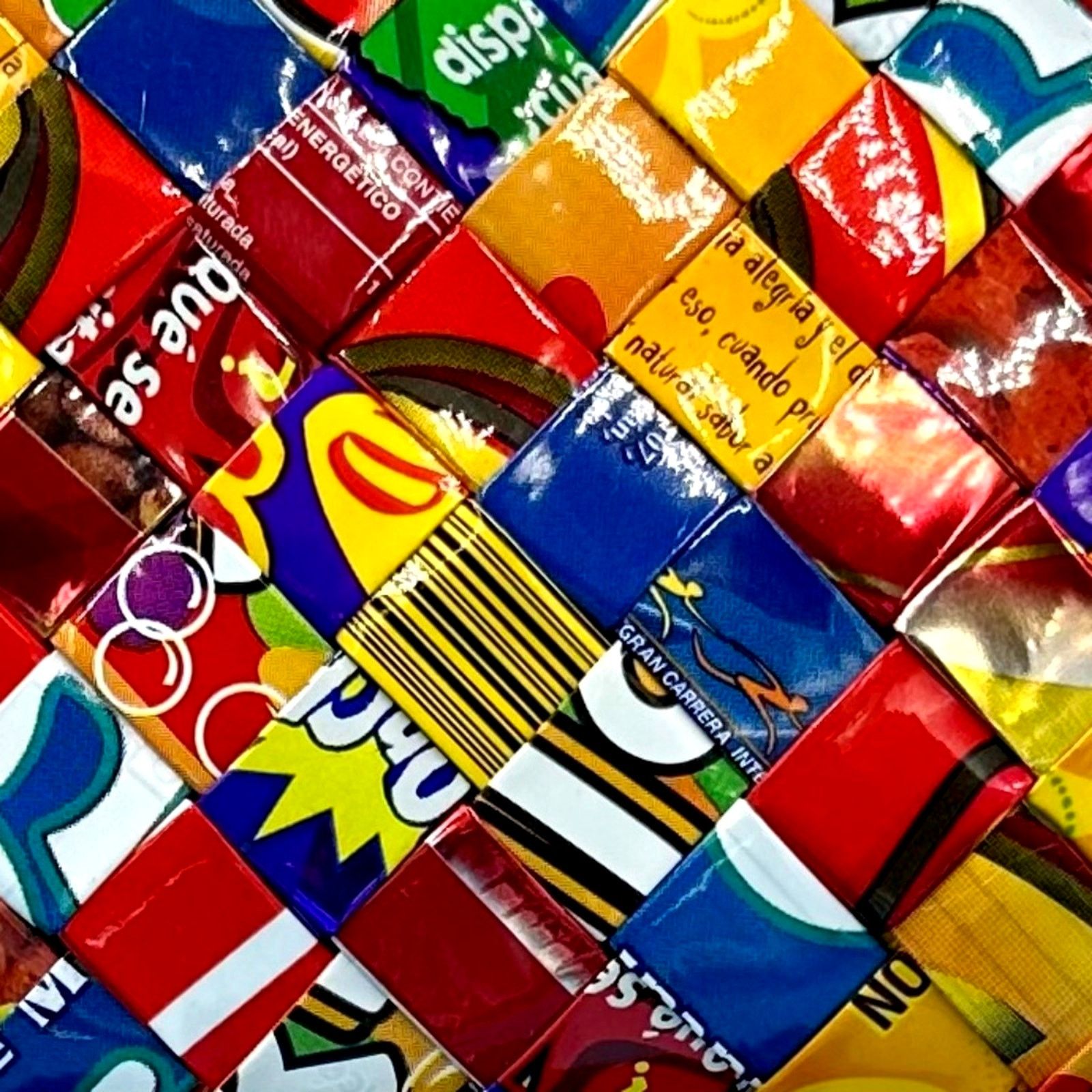 Other Handbag Bright Colorful Ecoist Candy Wrapper Clutch/Wristlet Size ONE SIZE - 13 Thumbnail