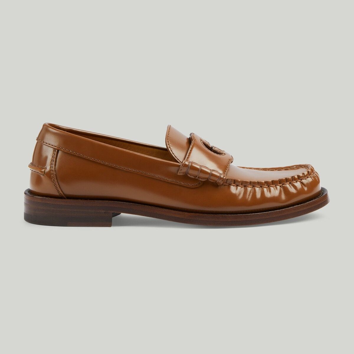 Gucci o1s1wg110225 Women Loafers With Horsebit in Brown Size US 6.5 / IT 36.5 - 1 Thumbnail