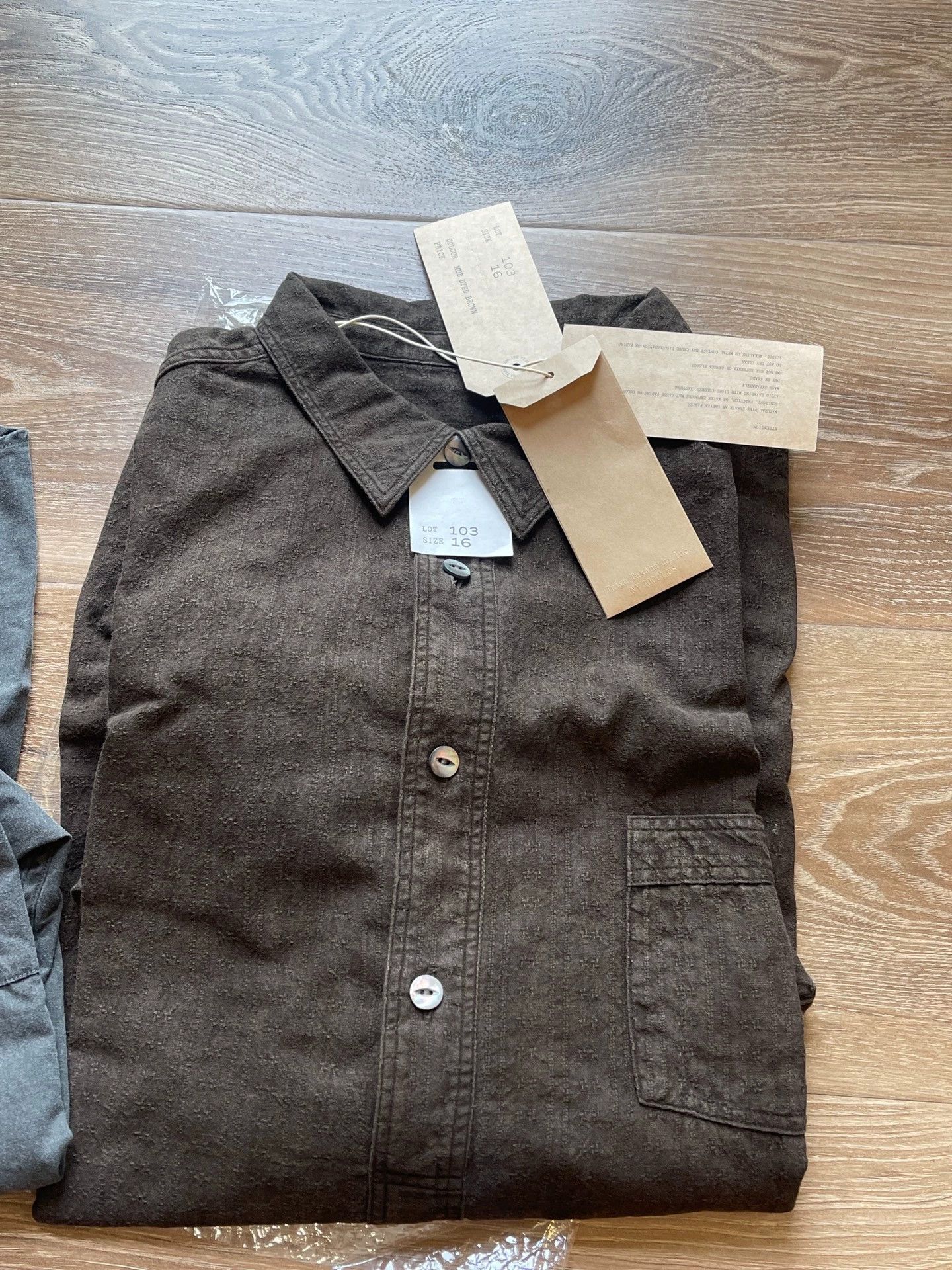 Other T.T LOT.103 Mud & Sulfur Dyed Long Sleeve Work Shirt 25AW Size US L / EU 52-54 / 3 - 2 Thumbnail