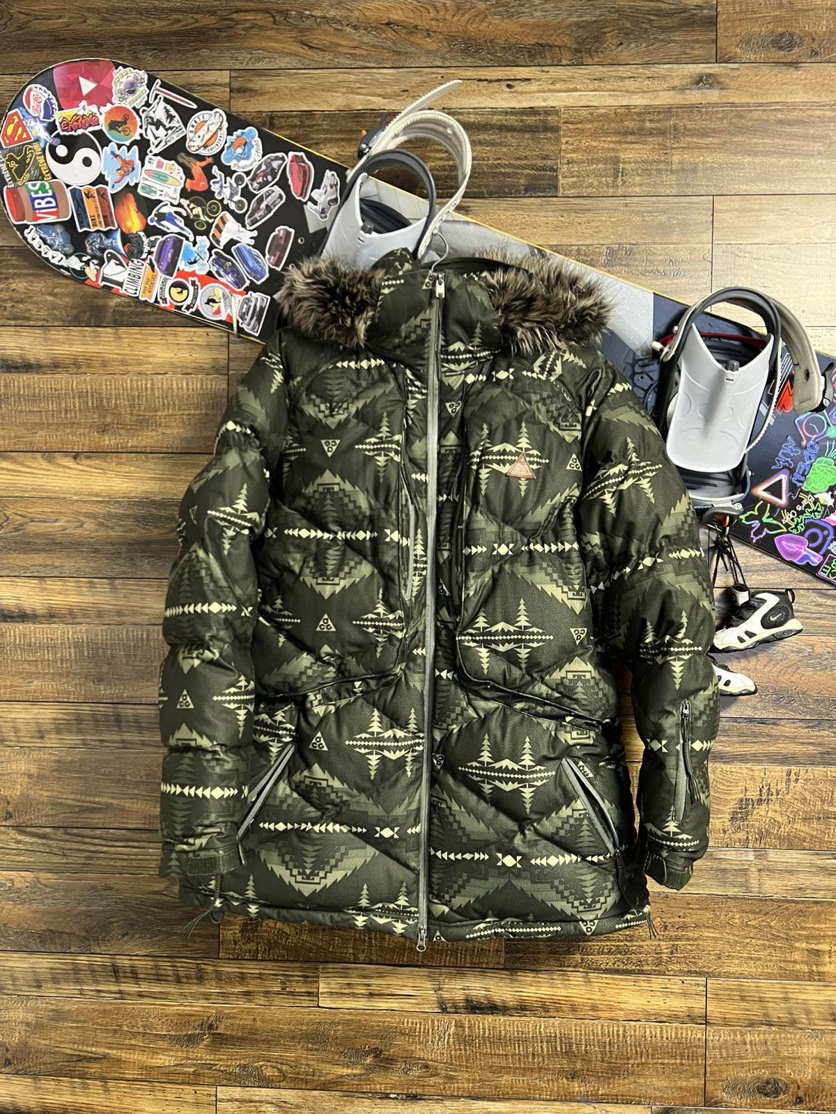 Vintage RARE Vintage Nike Acg down Jacket parkas Size US XL / EU 56 / 4 - 1 Thumbnail