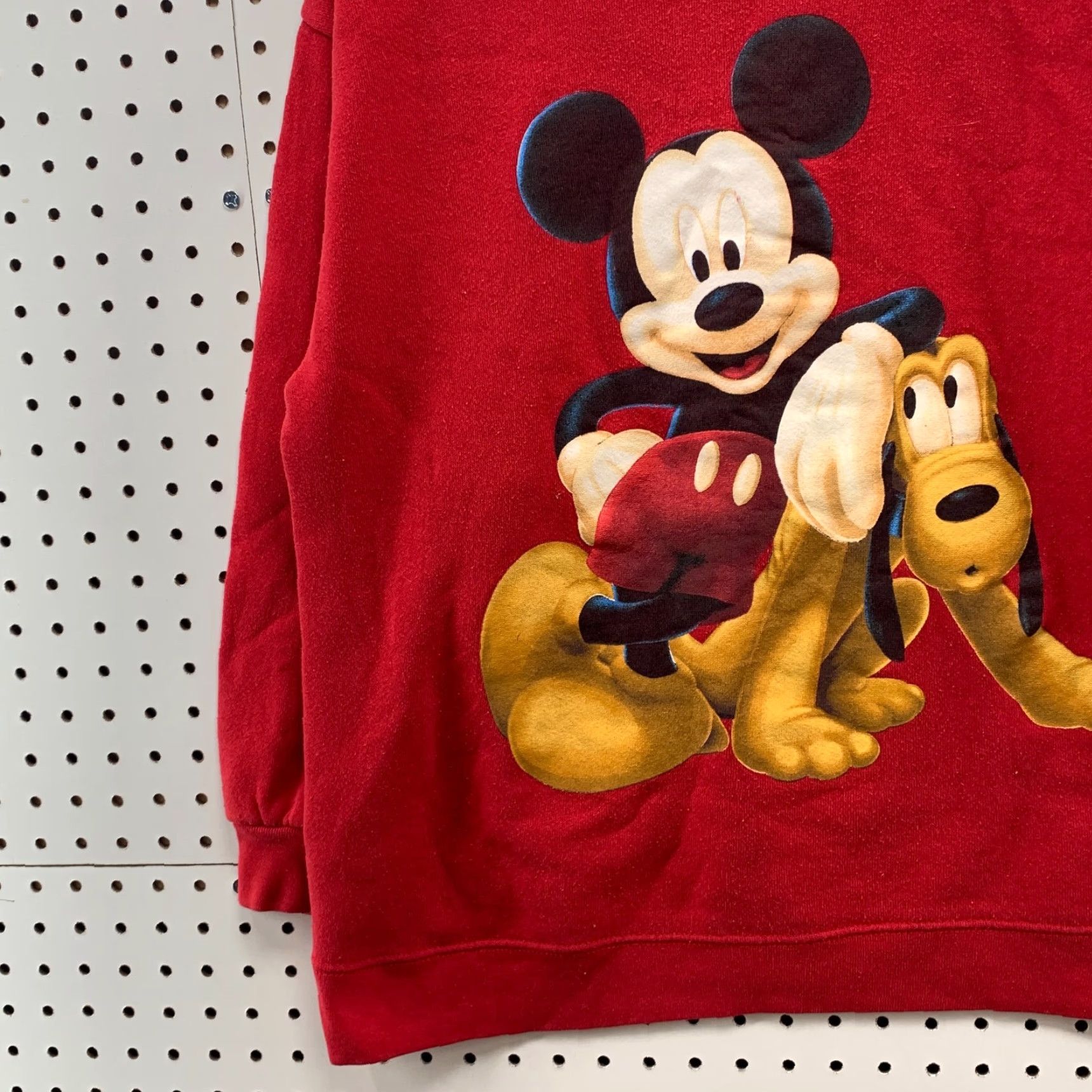 Disney VINTAGE Disney Mickey Sweatshirt Unisex Adults S Red Crewneck 90s Mickey Mouse Palooza? Size US S / EU 44-46 / 1 - 3 Thumbnail