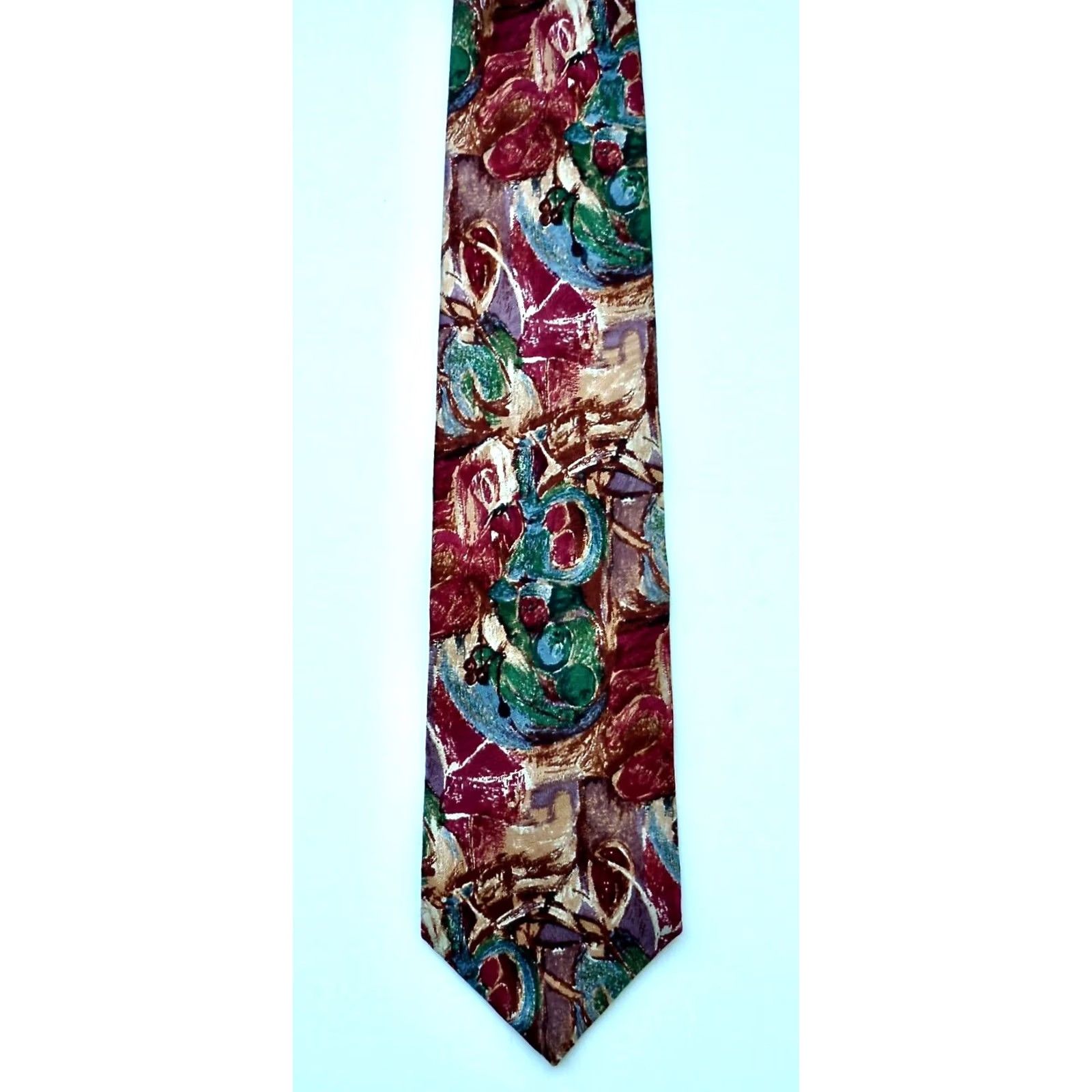 Ermenegildo Zegna Ermenegildo Zegna Tie Silk Luxury Abstract Made in Italy Men's Size ONE SIZE - 3 Thumbnail
