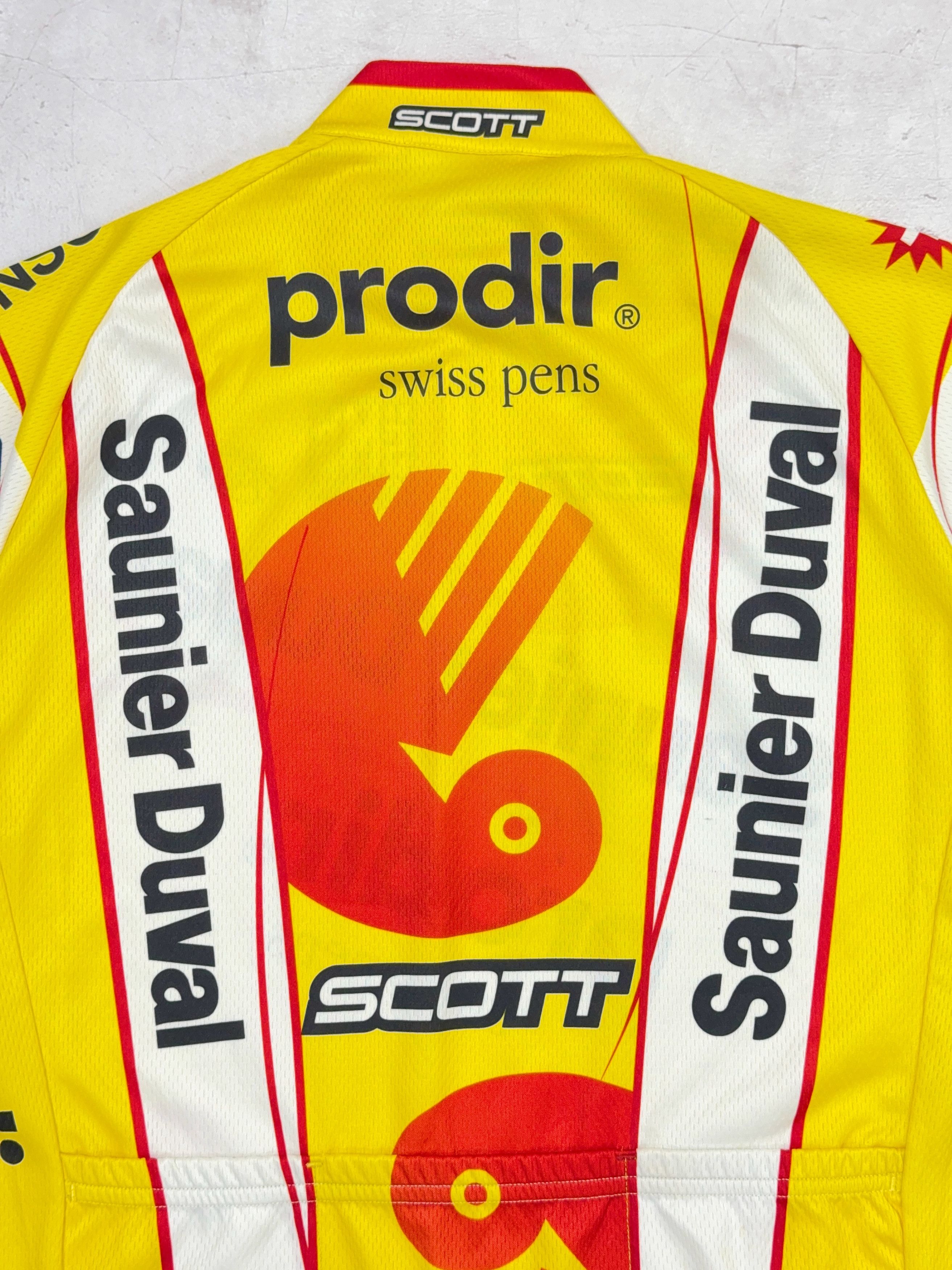 Vintage Vintage Santini Cycling Jersey 2006 Saunier Duval Prodir Size US M / EU 48-50 / 2 - 12 Thumbnail