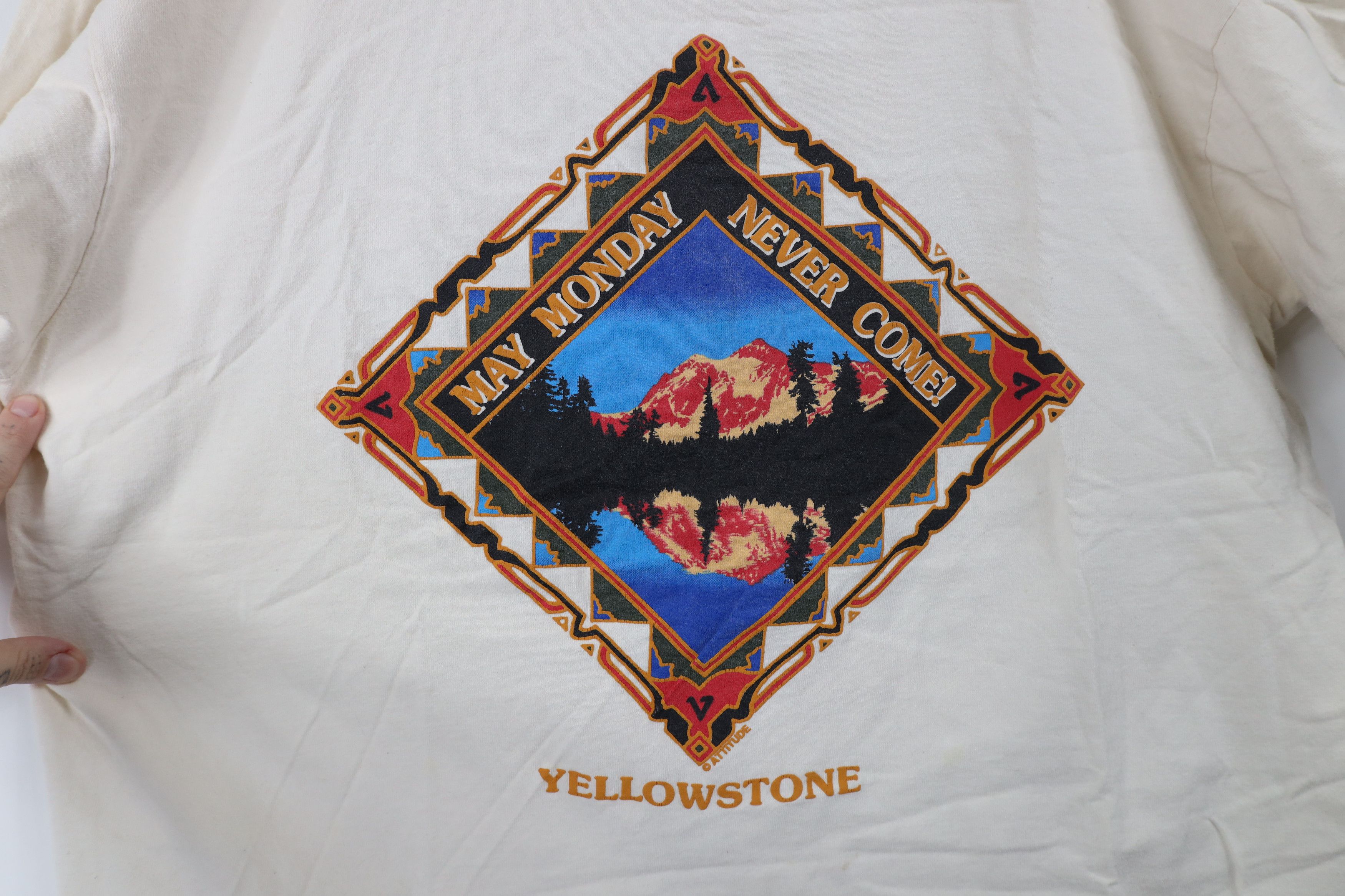 Vintage Vintage 90s Streetwear Come Yellowstone Park T-Shirt USA Size US XXL / EU 58 / 5 - 4 Thumbnail