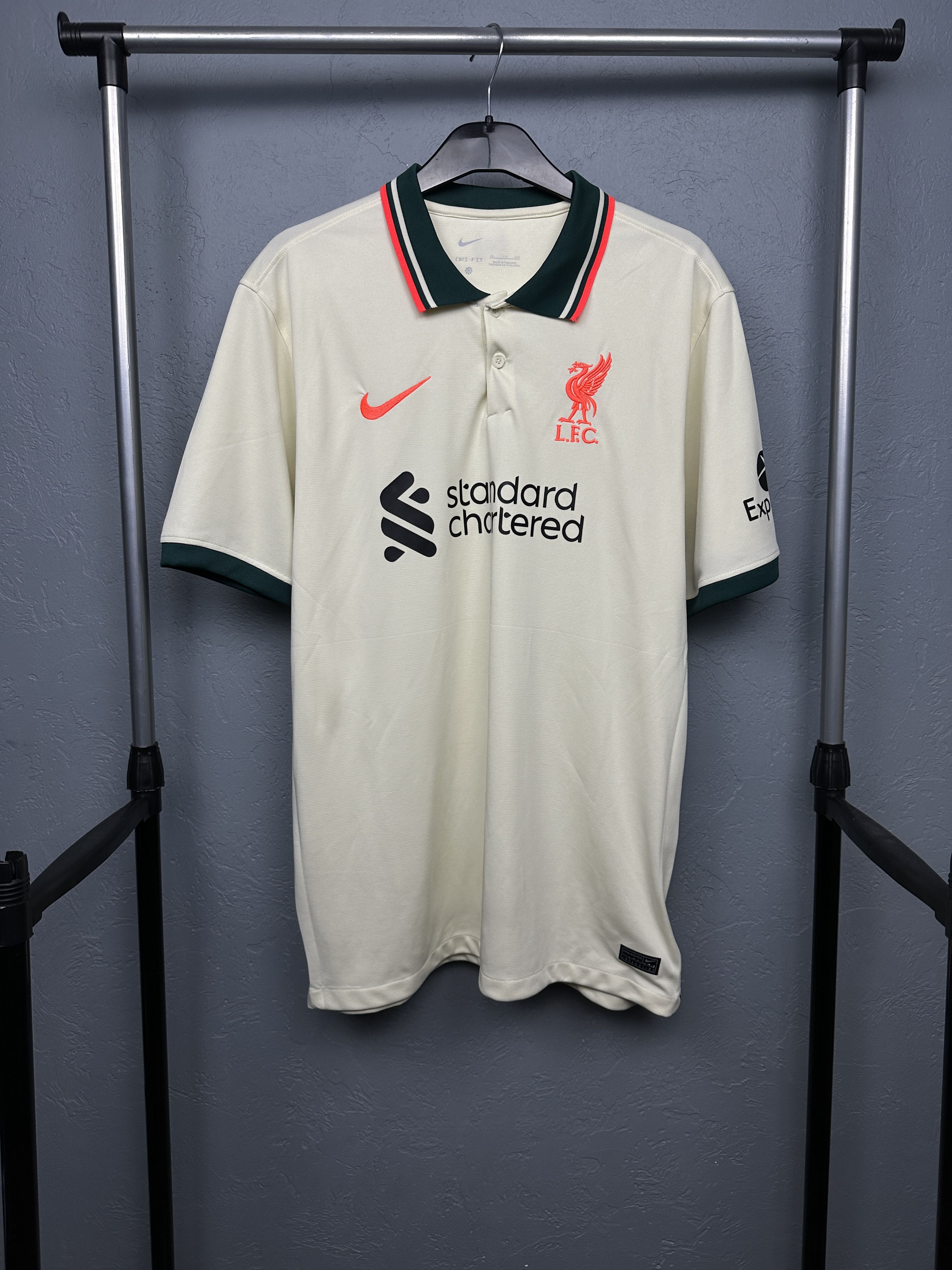 Nike Nike Dri Fit Liverpool Mens T-Shirt Soccer Jersey Size 3XL Size US XXL / EU 58 / 5 - 1 Thumbnail
