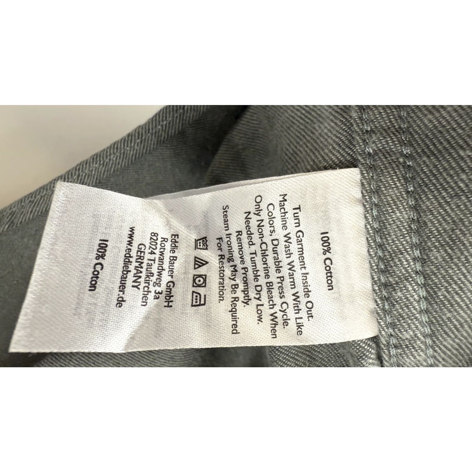 Eddie Bauer Eddie Bauer Shirt Mens XL Gray Classic Fit Long Sleeve Button Up Cotton Pocket Size US XL / EU 56 / 4 - 3 Thumbnail