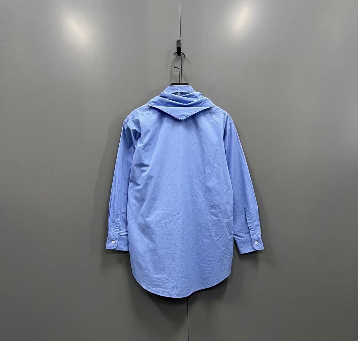 Miu Miu Miu Miu Blue Mini Logo Shirt J41 Size XS / US 0-2 / IT 36-38 - 2 Thumbnail