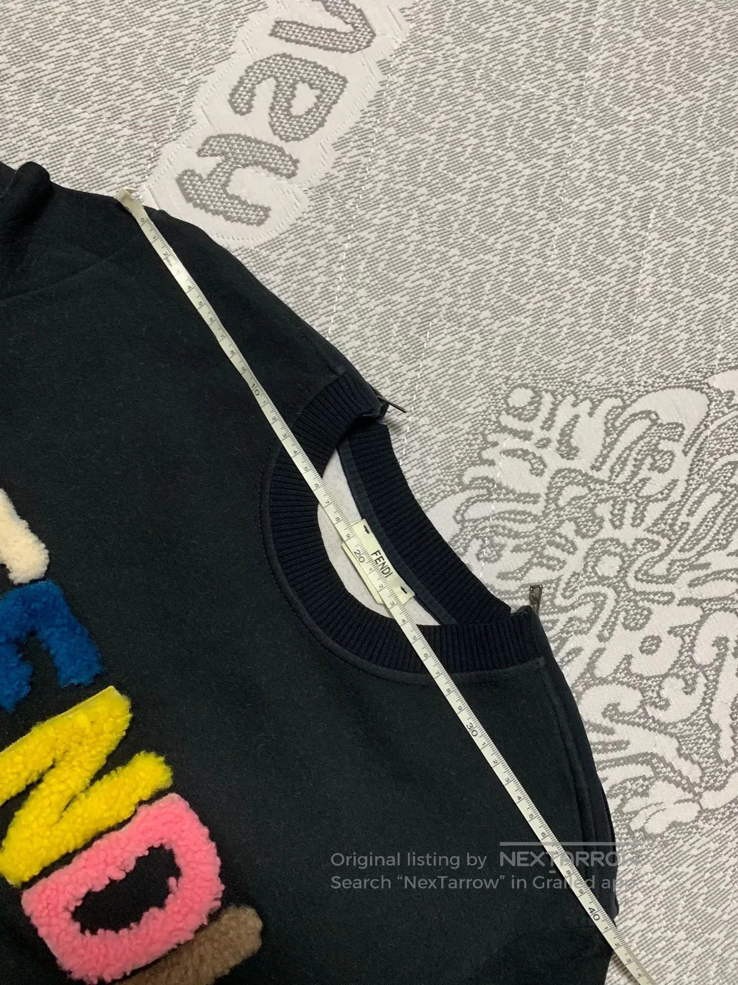 Fendi FENDI Colorful Detachable Logo Sweatshirt. Size US XXS / EU 40 - 7 Thumbnail