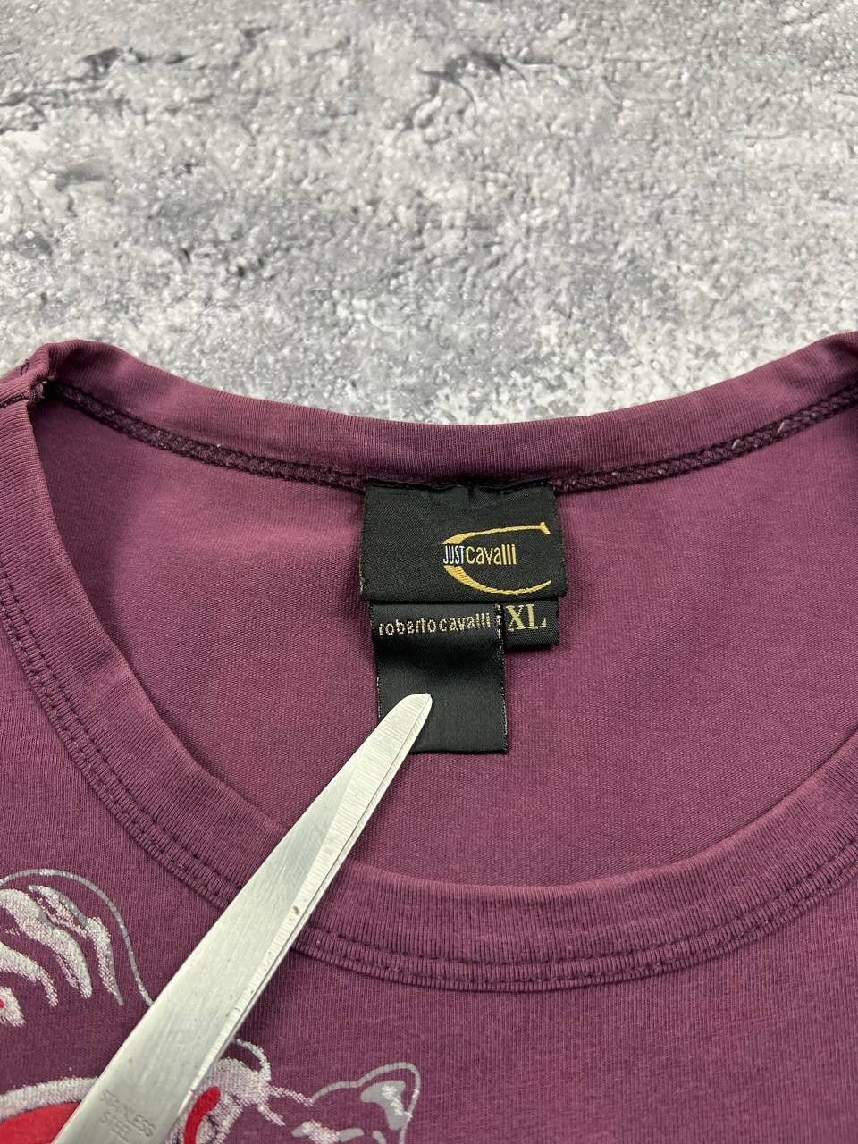 Roberto Cavalli Roberto Cavalli Tee Dragon Big Logo Luxury Just T-Shirt Size US XL / EU 56 / 4 - 6 Thumbnail