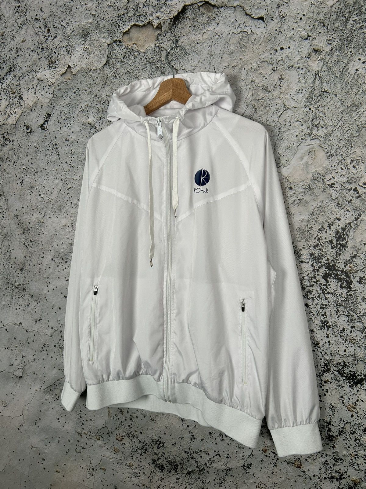 Polar Skate Co. Polar Skate Co White Light Jacket Rain Skateboarding Size US M / EU 48-50 / 2 - 2 Thumbnail