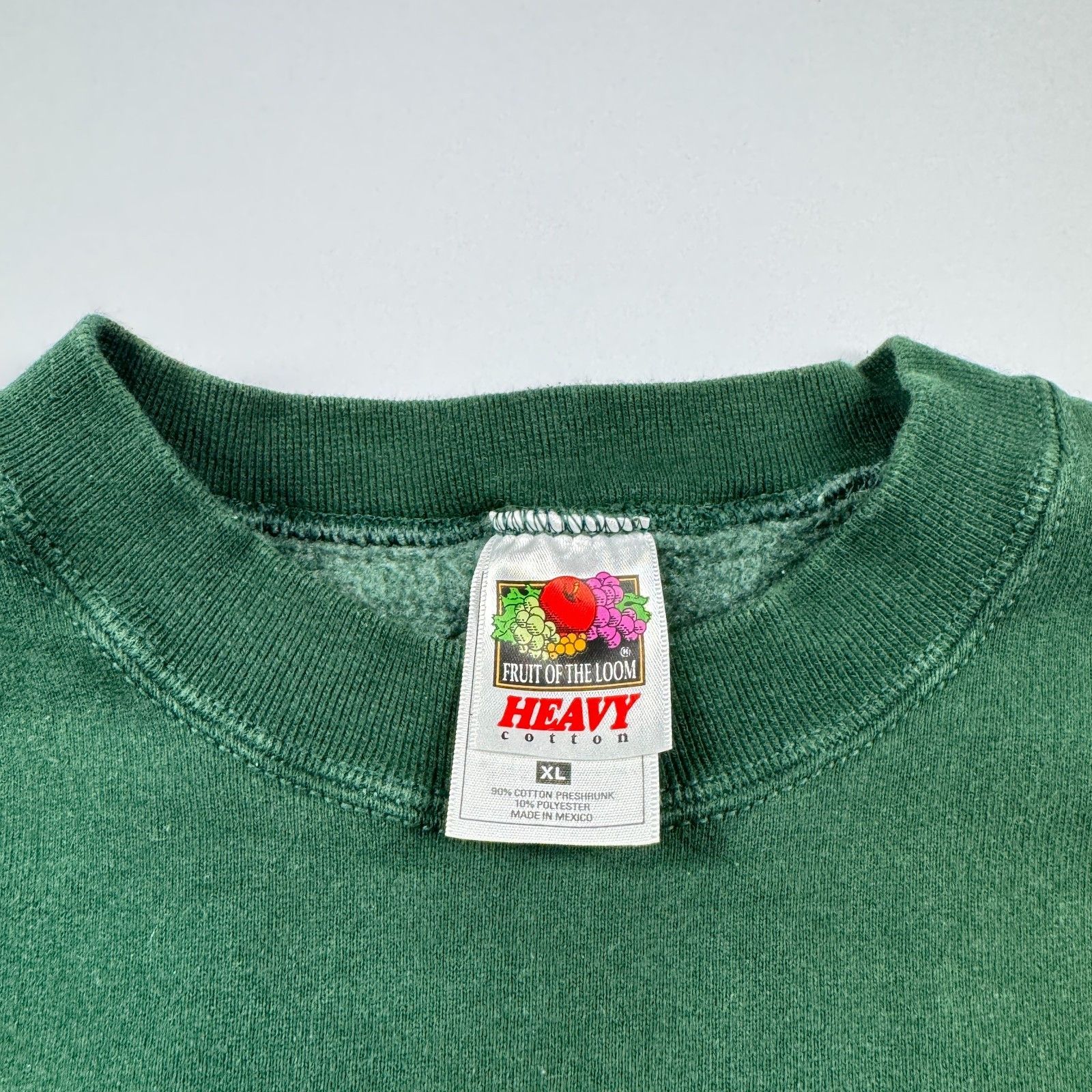 Fruit Of The Loom Vtg Fruit of the Loom Fishing XL Green Embroidered 90s Size US XL / EU 56 / 4 - 3 Thumbnail