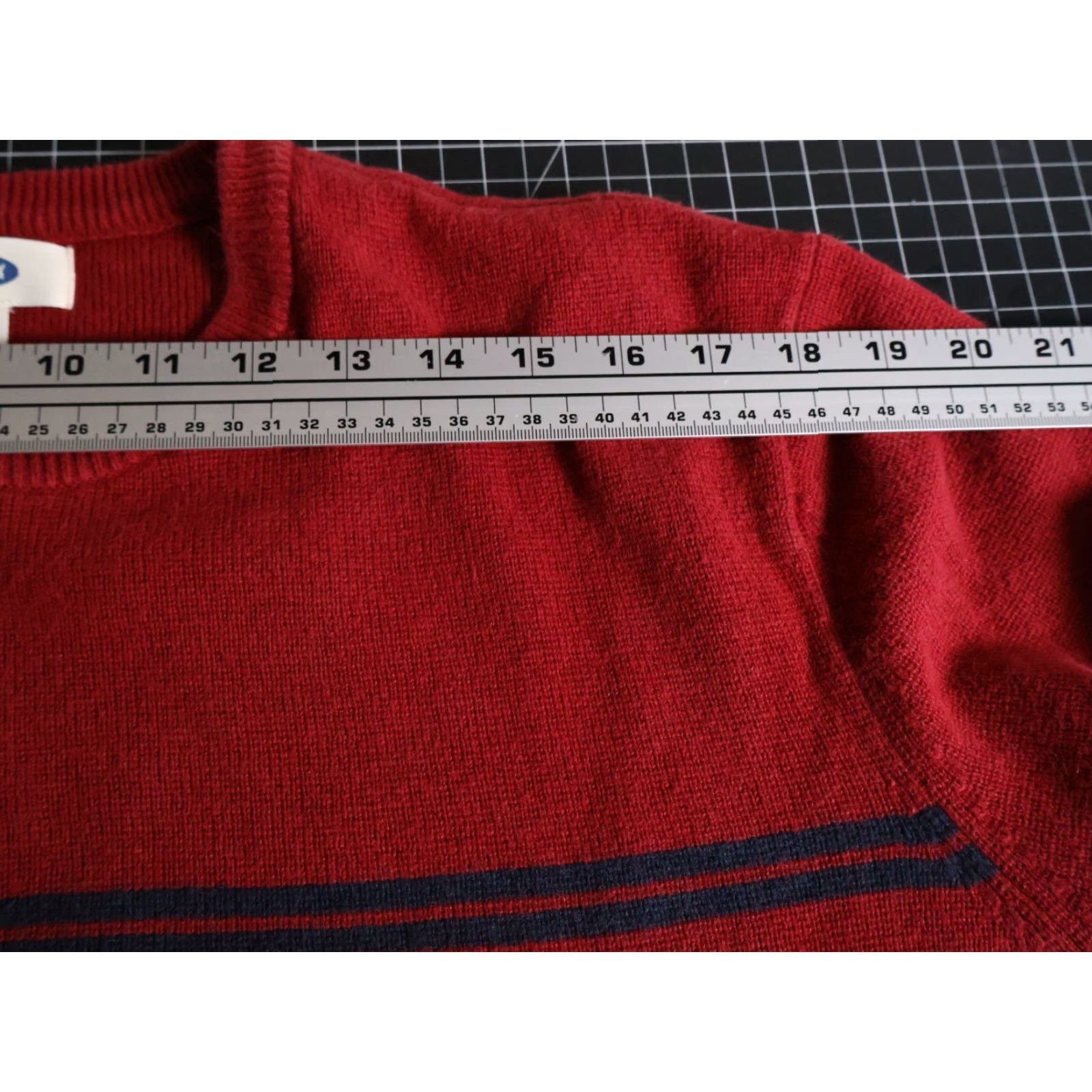 Old Navy VINTAGE Old Navy Sweater 2XL Red Striped Crewneck Knit Men’s Pullover 90s Hipster Punk Retro Varsity Y2K Size US XXL / EU 58 / 5 - 7 Thumbnail