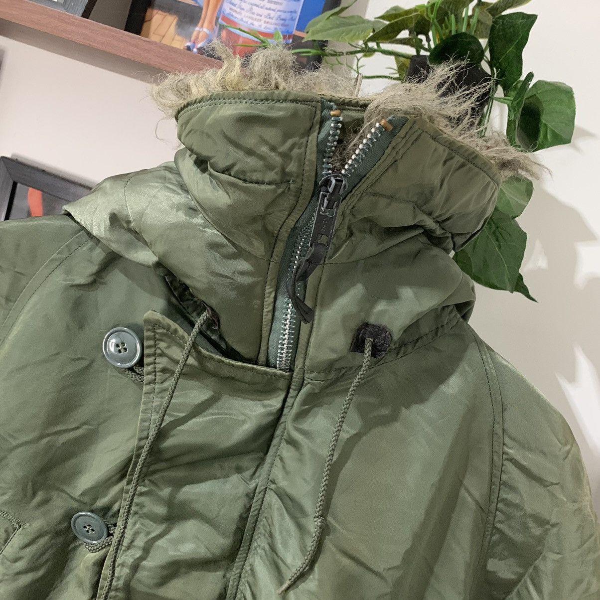 Alpha Industries × Vintage Vintage Alpha Industries N-3B parka jacket Size US XL / EU 56 / 4 - 2 Thumbnail
