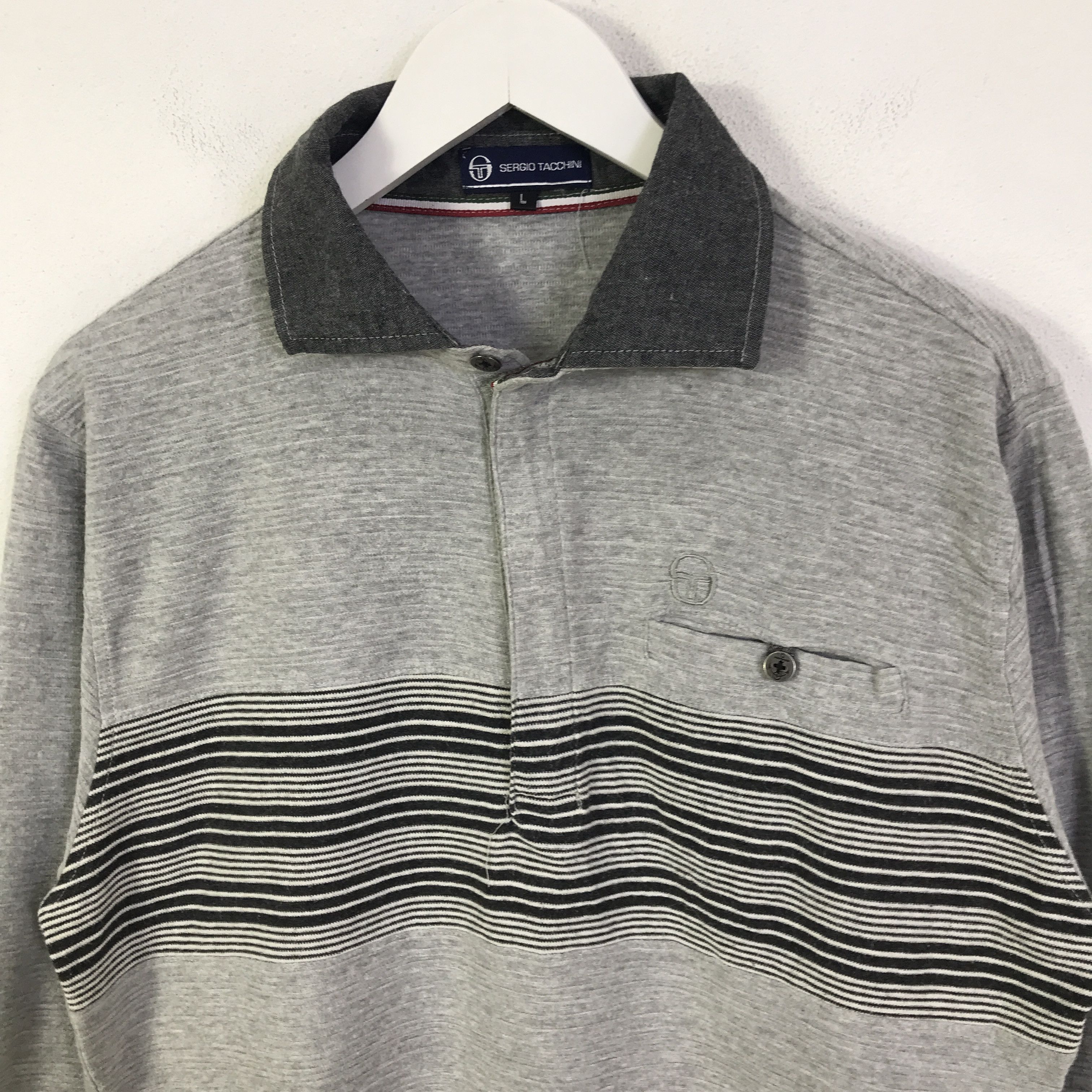 Sergio Tacchini sergio tacchini polo t-shirt K117B2 Size US L / EU 52-54 / 3 - 2 Thumbnail