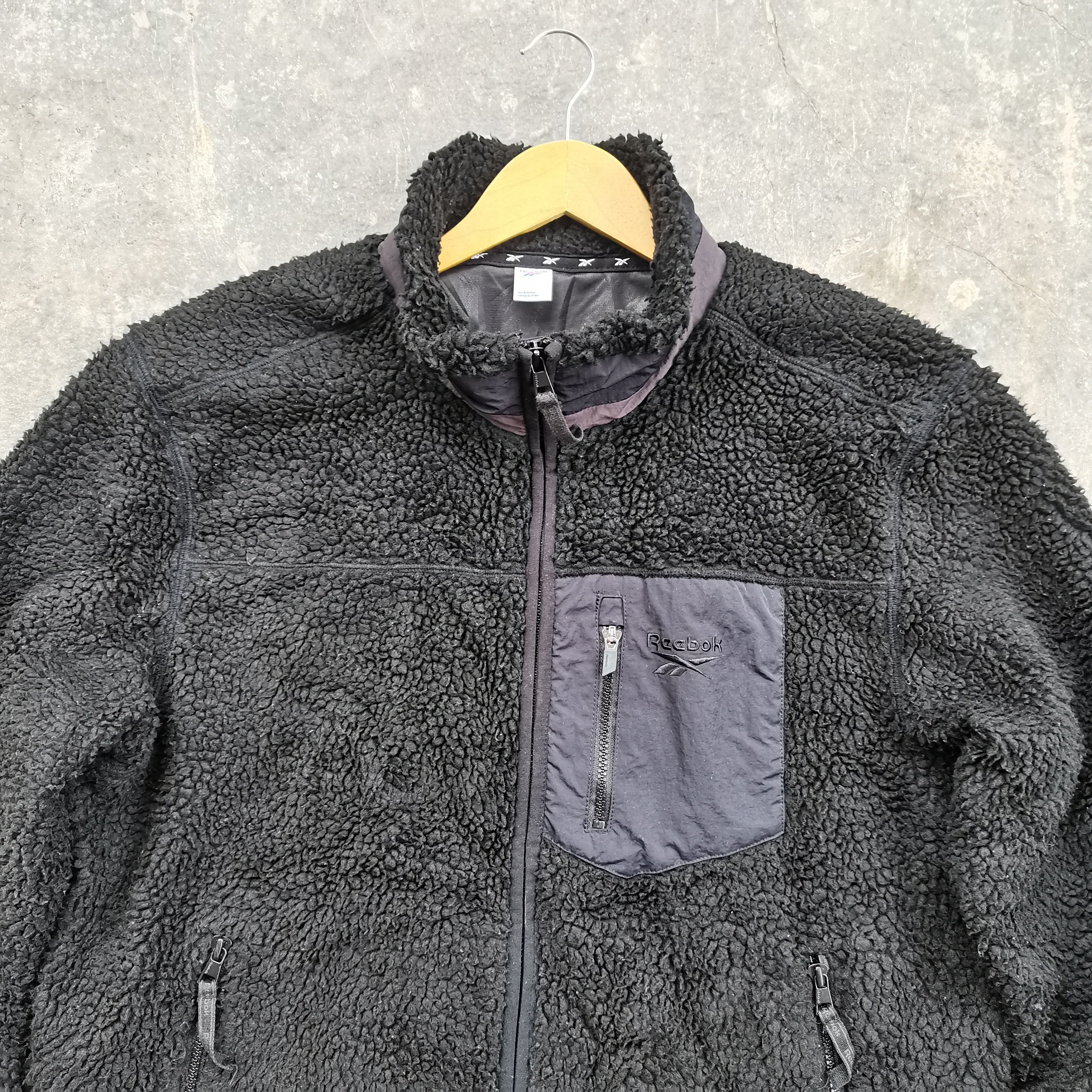 Reebok Steals🔥REEBOK Fleece Zipper Up Jacket Size US XL / EU 56 / 4 - 3 Thumbnail