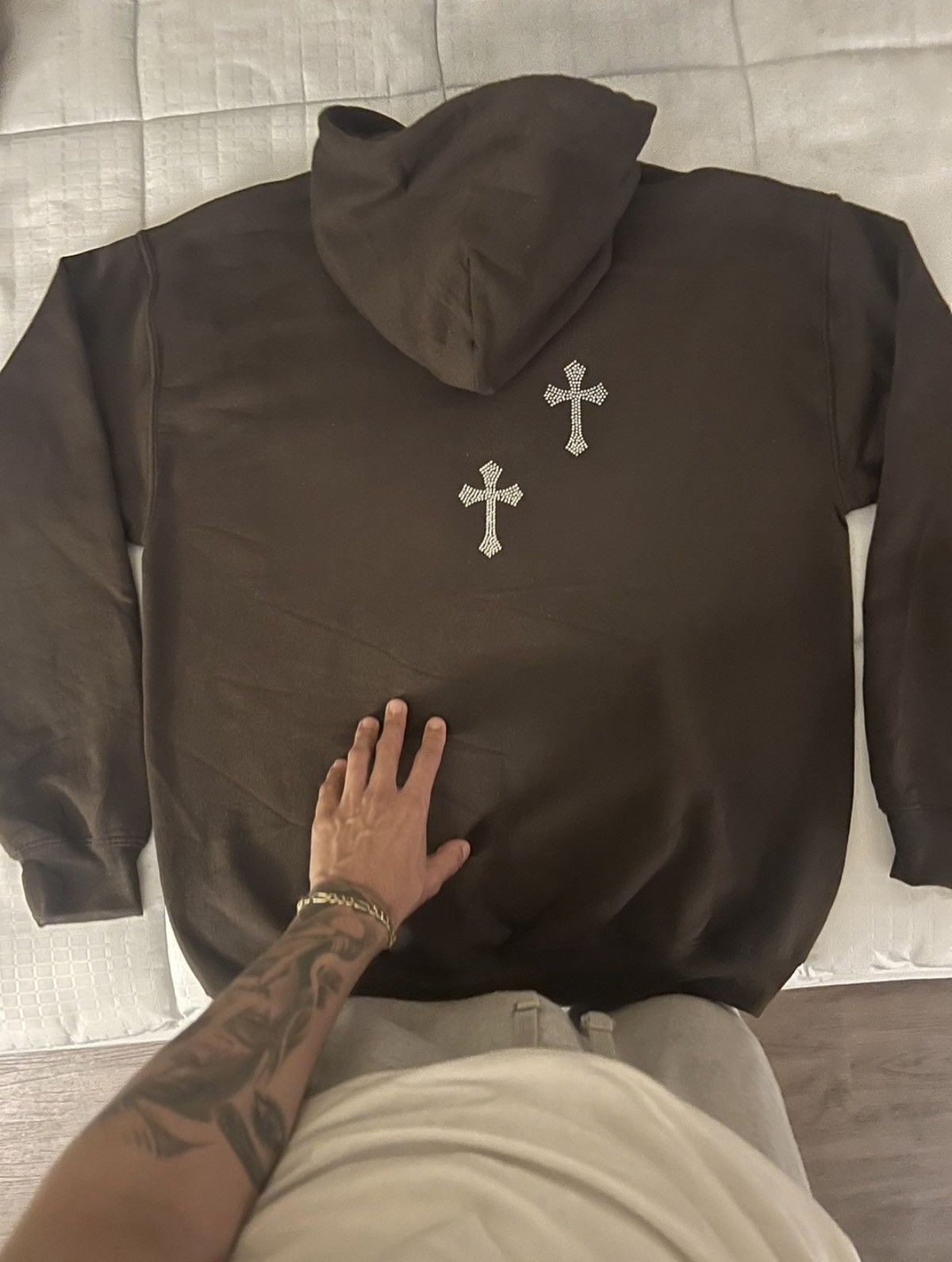 Rhinestones Streetwear Hoodie