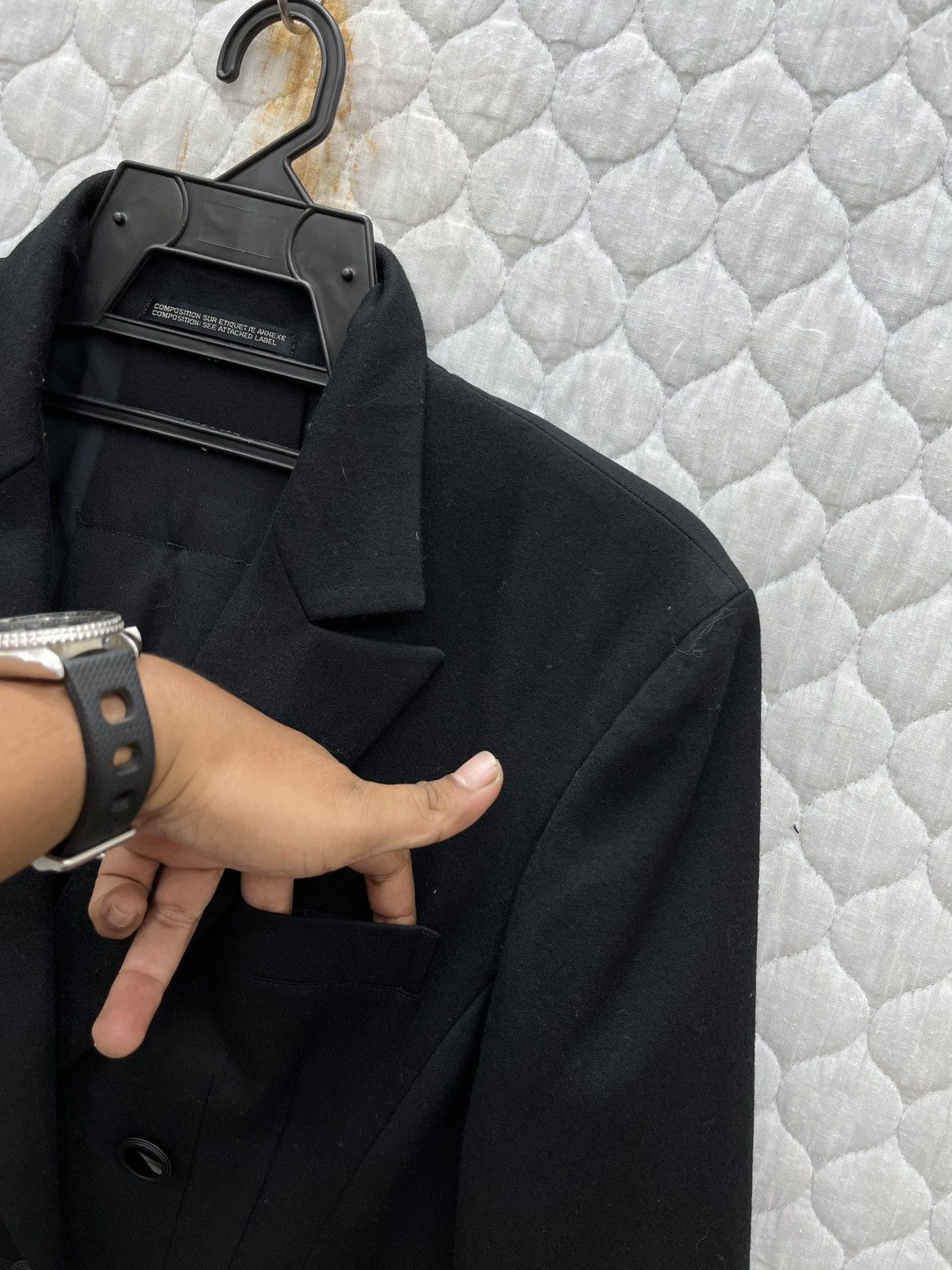 Yohji Yamamoto 🔥🔥🔥ARCHIVE YOHJI YAMAMOTO BACK PLEATED JACKET Size S / US 4 / IT 40 - 15 Thumbnail