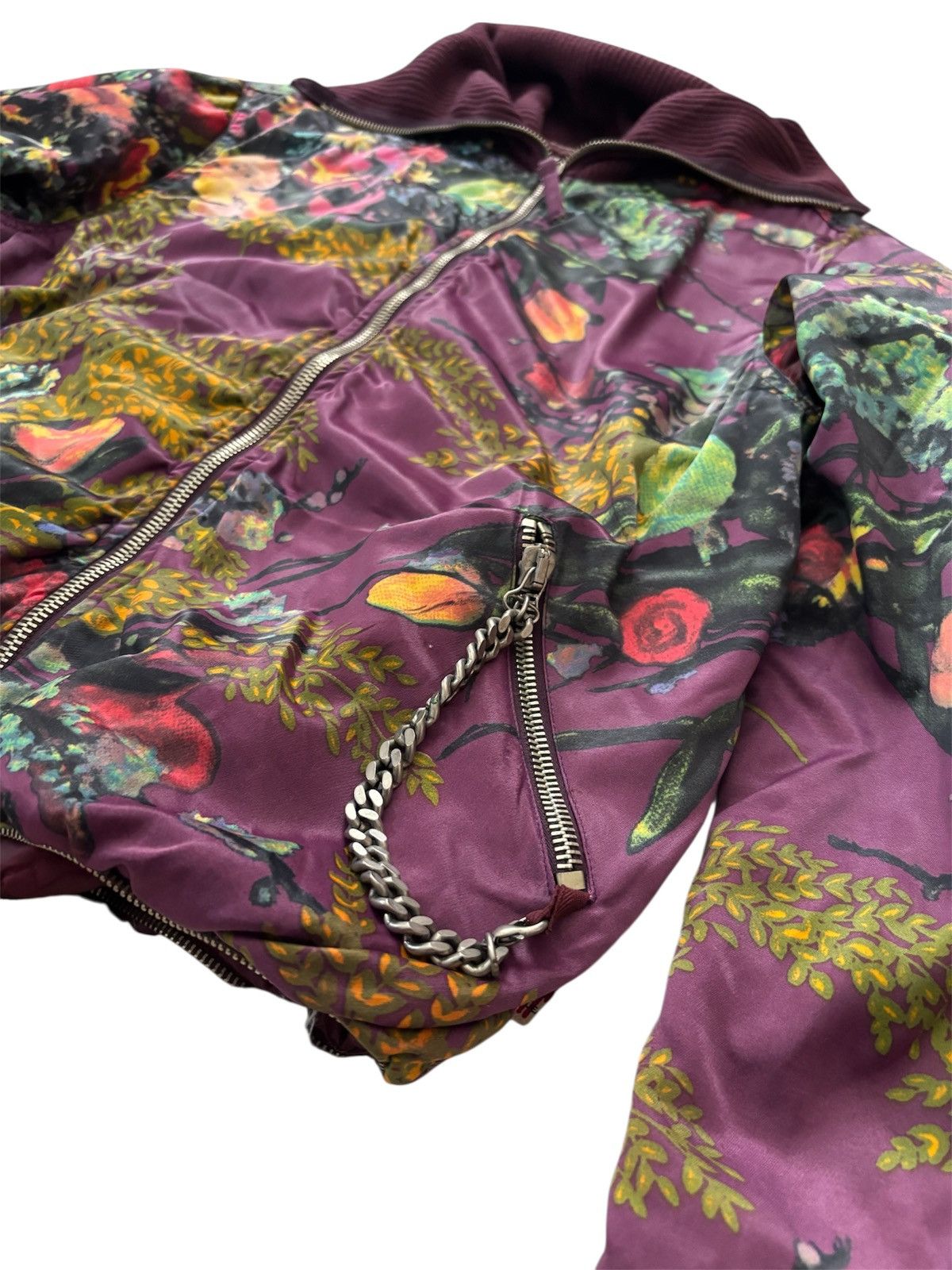 Jean Paul Gaultier JPG Jean’s 2000s Floral Bomber Jacket Archive Size US M / EU 48-50 / 2 - 3 Thumbnail