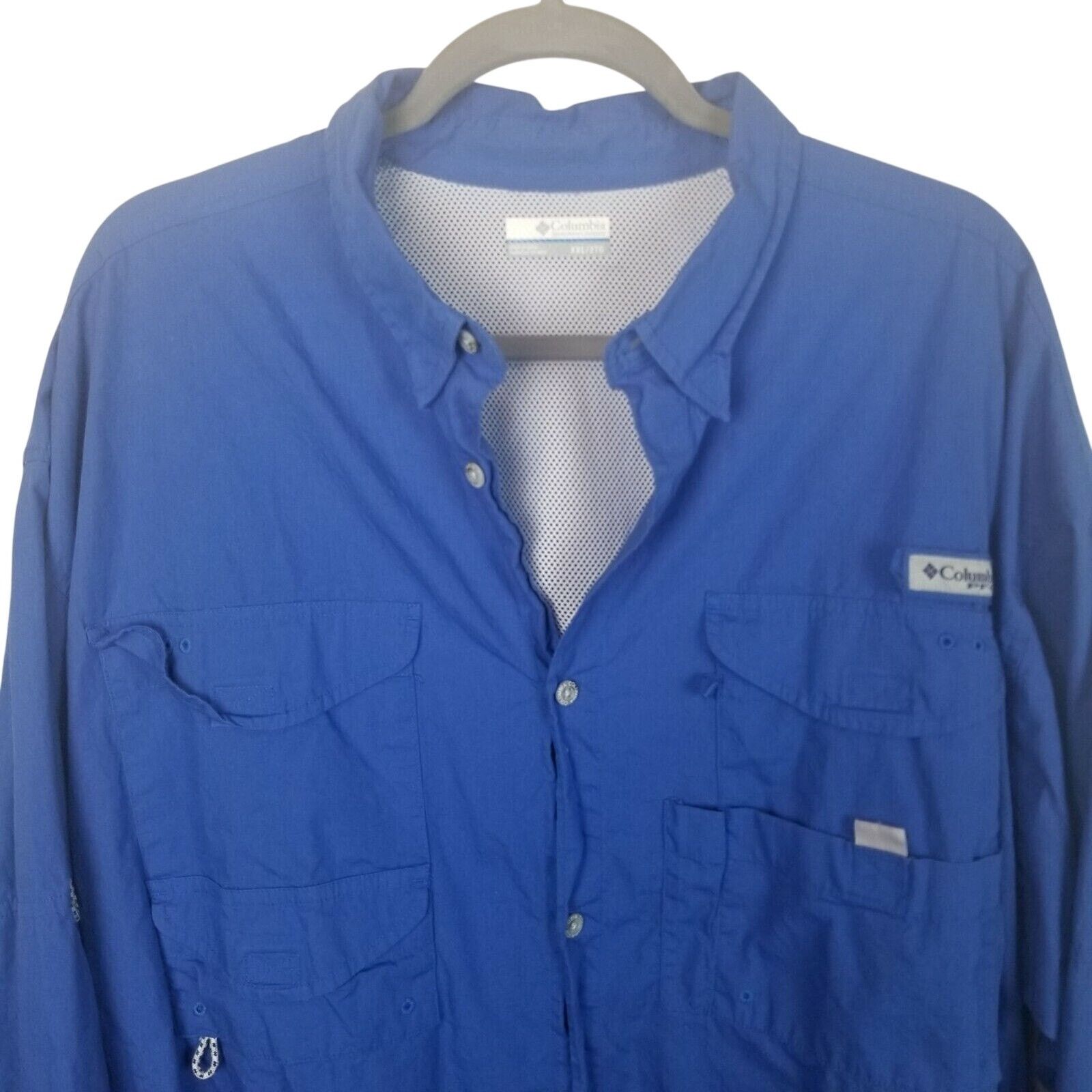 Columbia Columbia PFG Mens Vented Fishing Shirt XXL Outdoor Utility Size US XXL / EU 58 / 5 - 2 Thumbnail