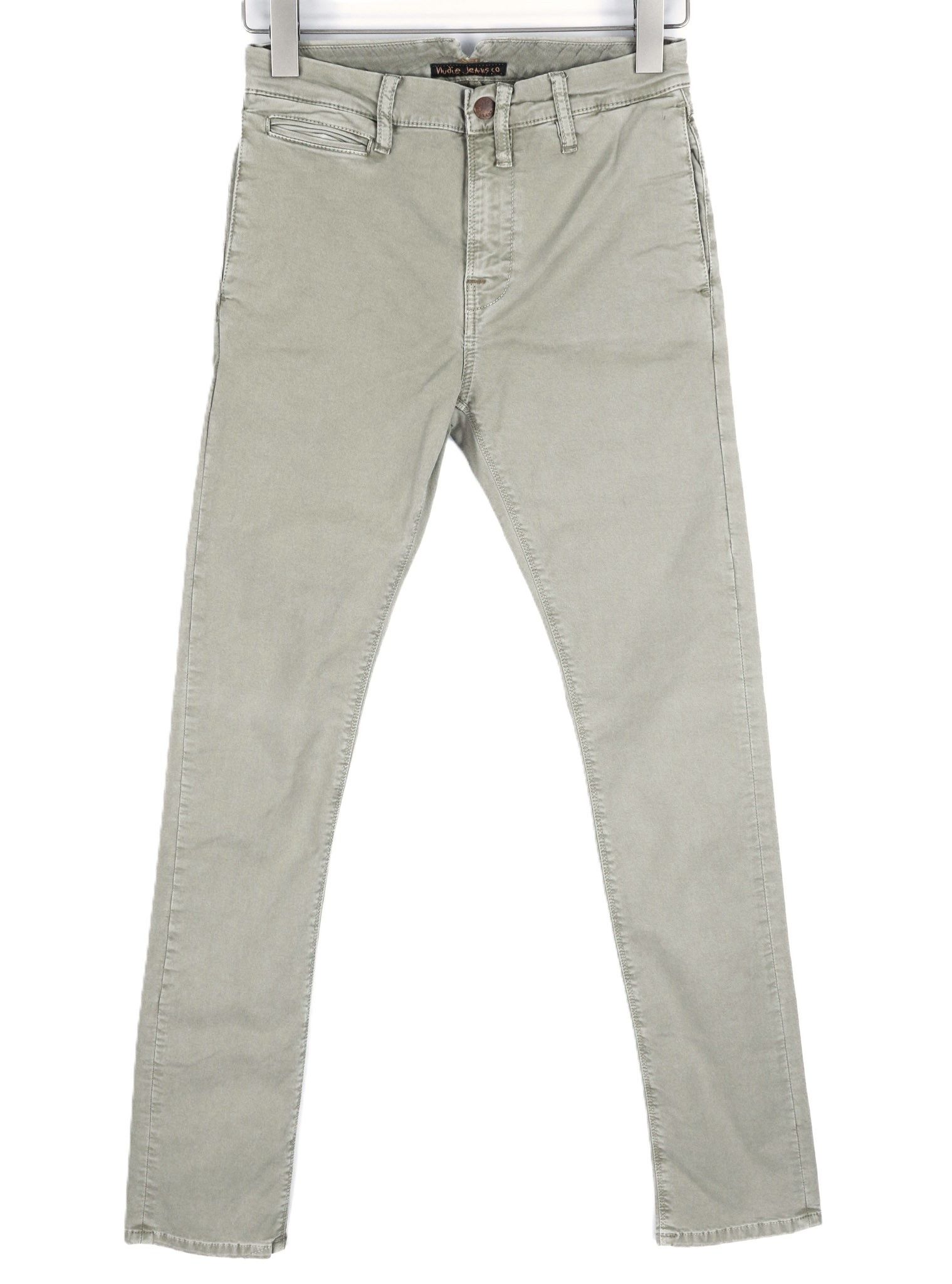 Nudie Jeans KHAKI TIGHT W27/L32 Organic Dusty Skinny Jeans 82552 Size 27" / US 4 / IT 40 - 1 Thumbnail