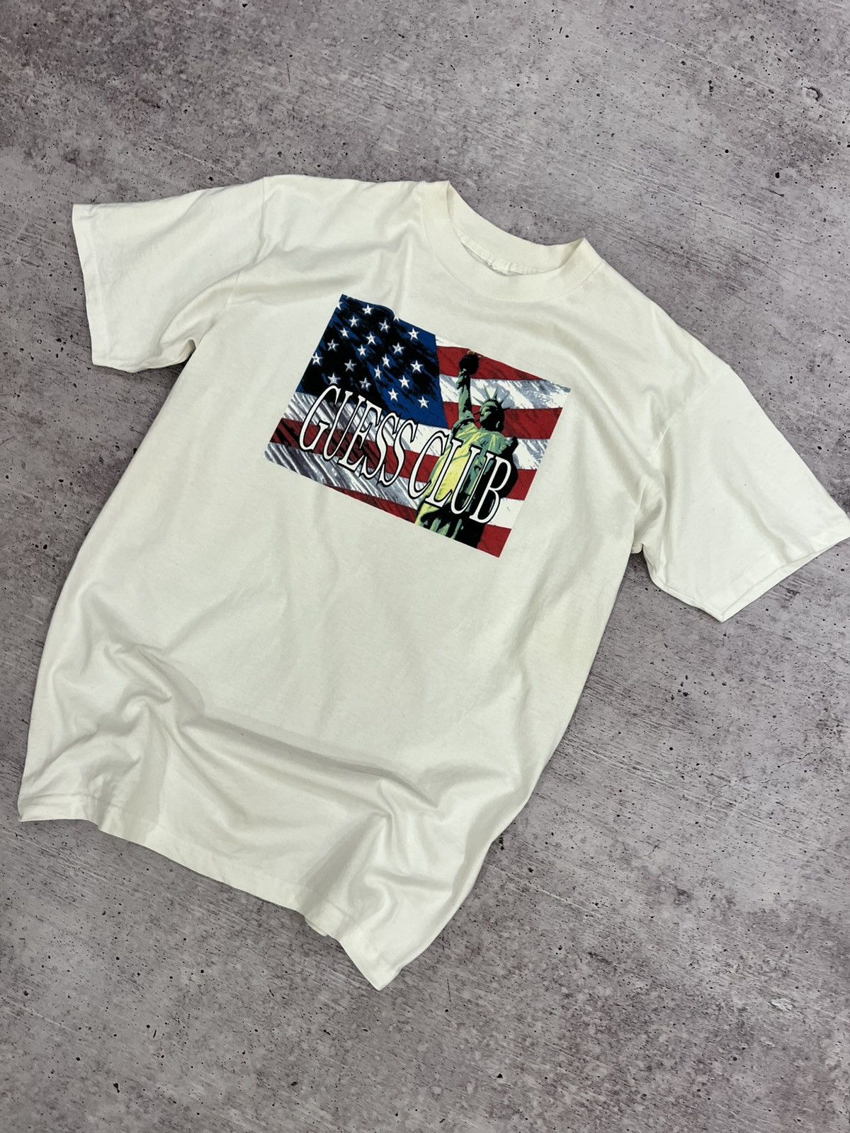 Guess 🩸RARE🩸Guess Club Vintage Made in USA T Shirt Size US L / EU 52-54 / 3 - 2 Thumbnail